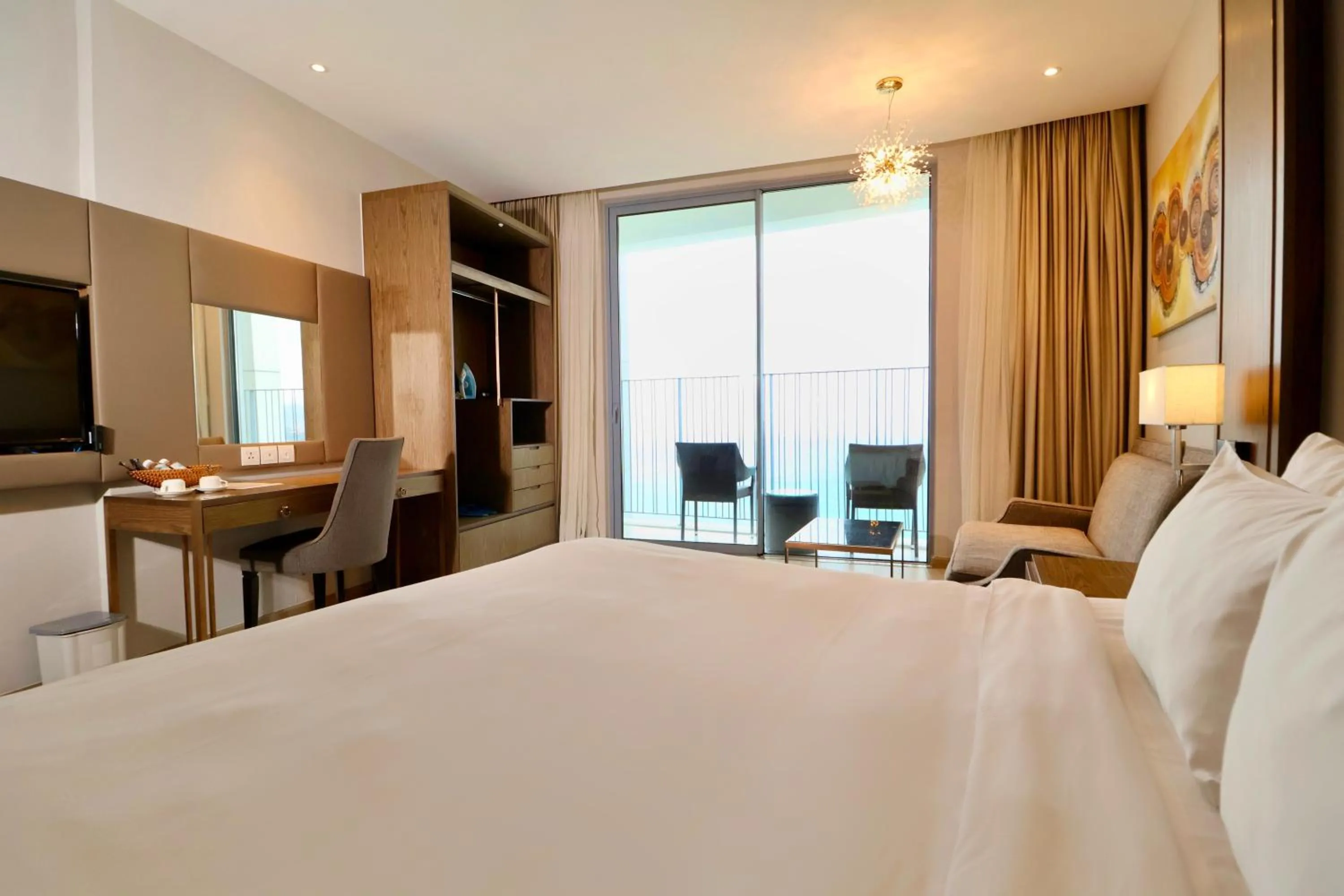 Bed in Wise Stay Panorama Condotel