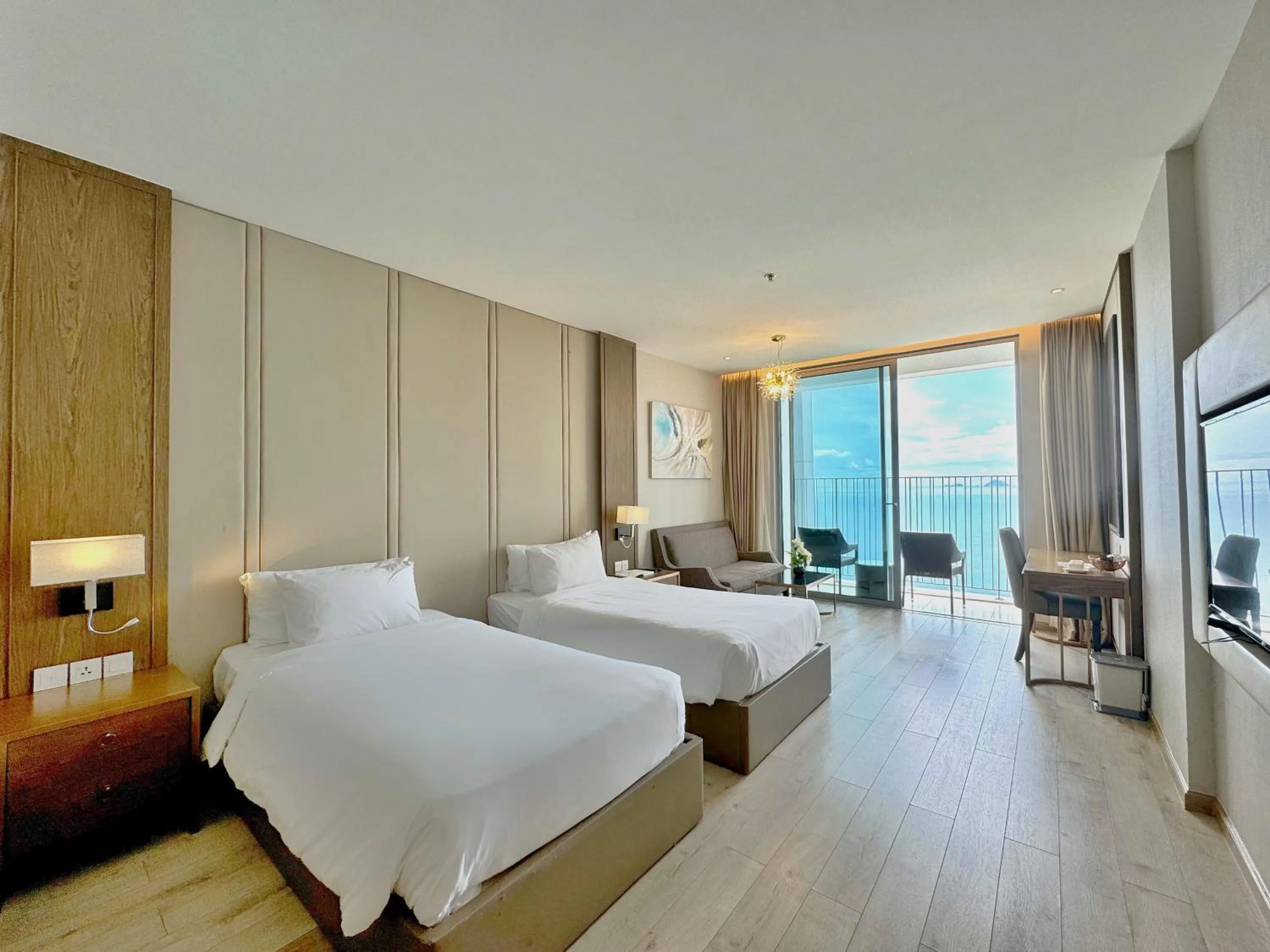 Bed in Wise Stay Panorama Condotel