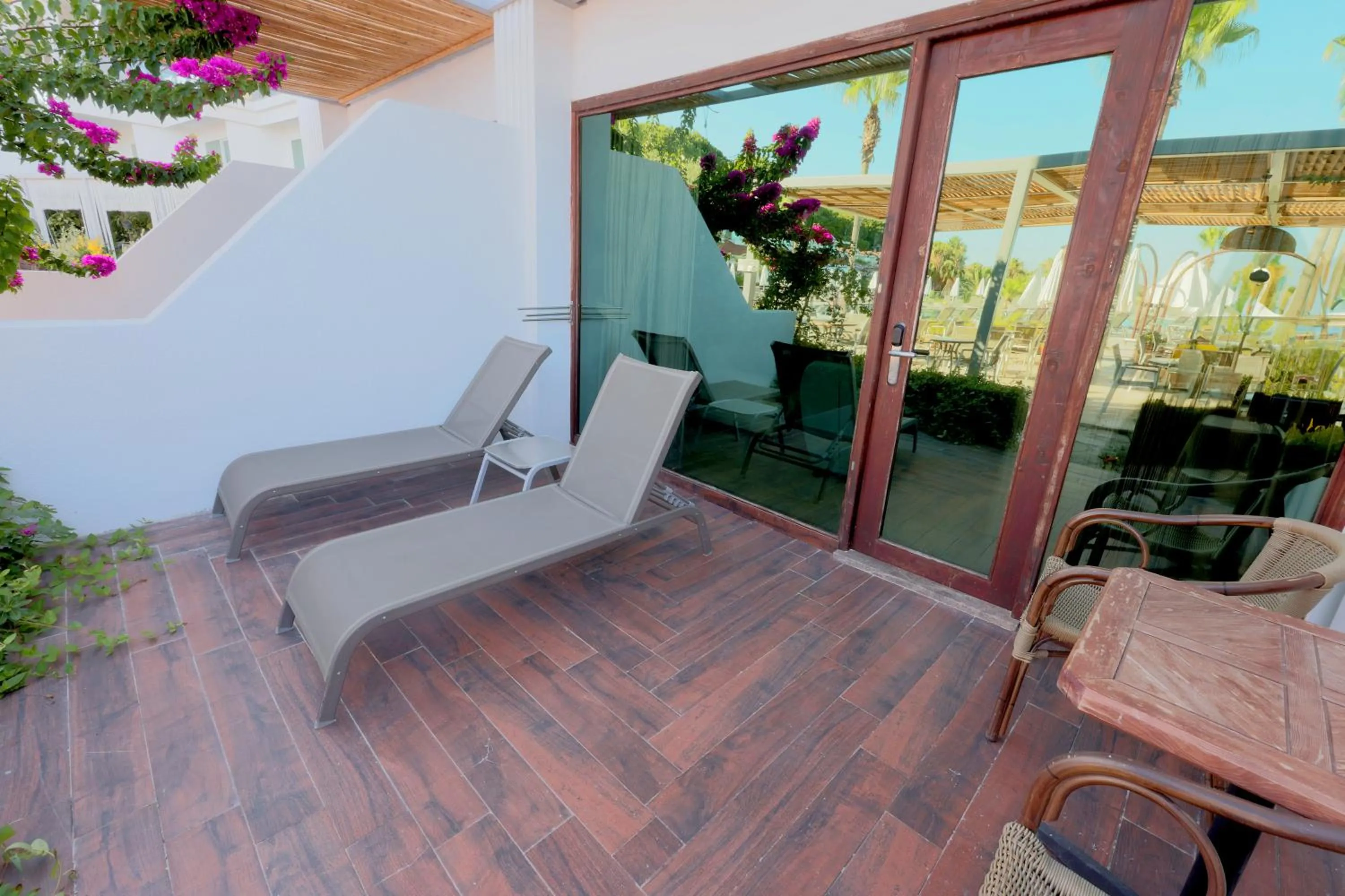 Balcony/Terrace in Flora Garden Beach Hotel - Adults Only 16 Plus - Couples Concept