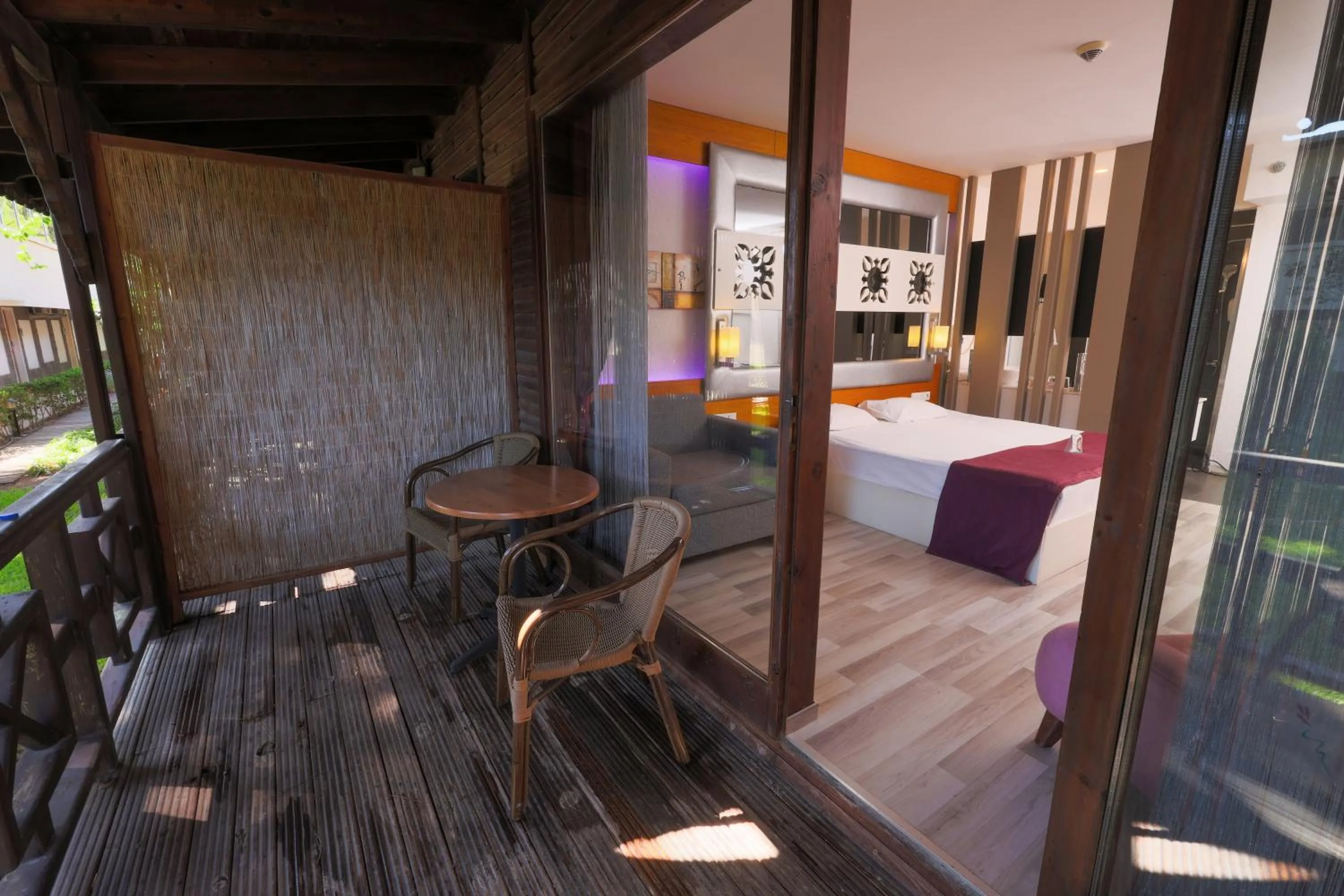 Balcony/Terrace, Bed in Flora Garden Beach Hotel - Adults Only 16 Plus - Couples Concept