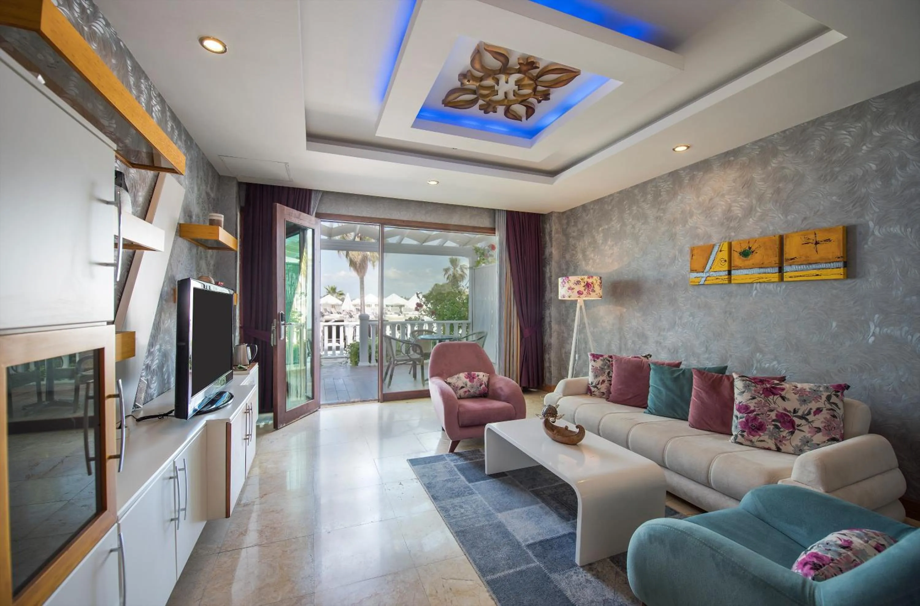 TV and multimedia in Flora Garden Beach Hotel - Adults Only 16 Plus - Couples Concept