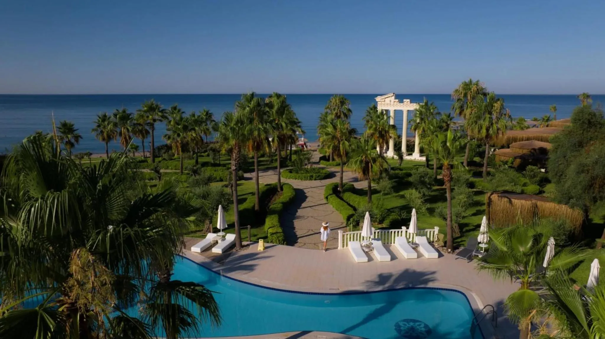 Swimming pool in Flora Garden Beach Hotel - Adults Only 16 Plus - Couples Concept