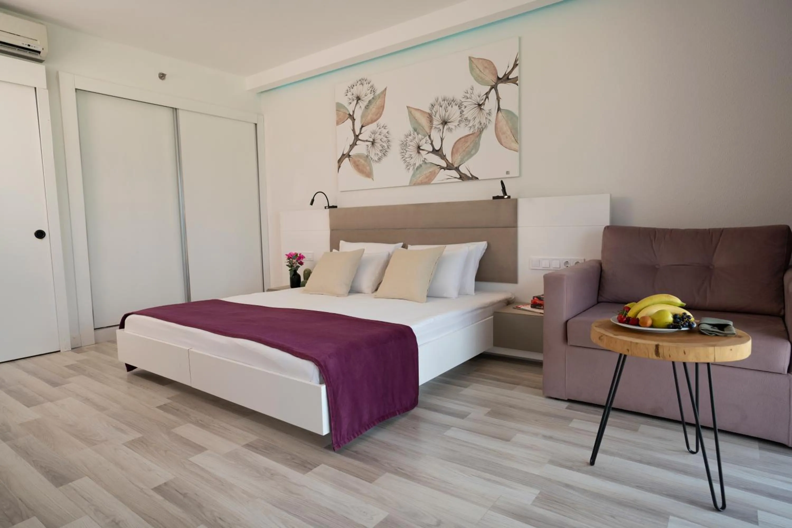 Seating area, Bed in Flora Garden Beach Hotel - Adults Only 16 Plus - Couples Concept