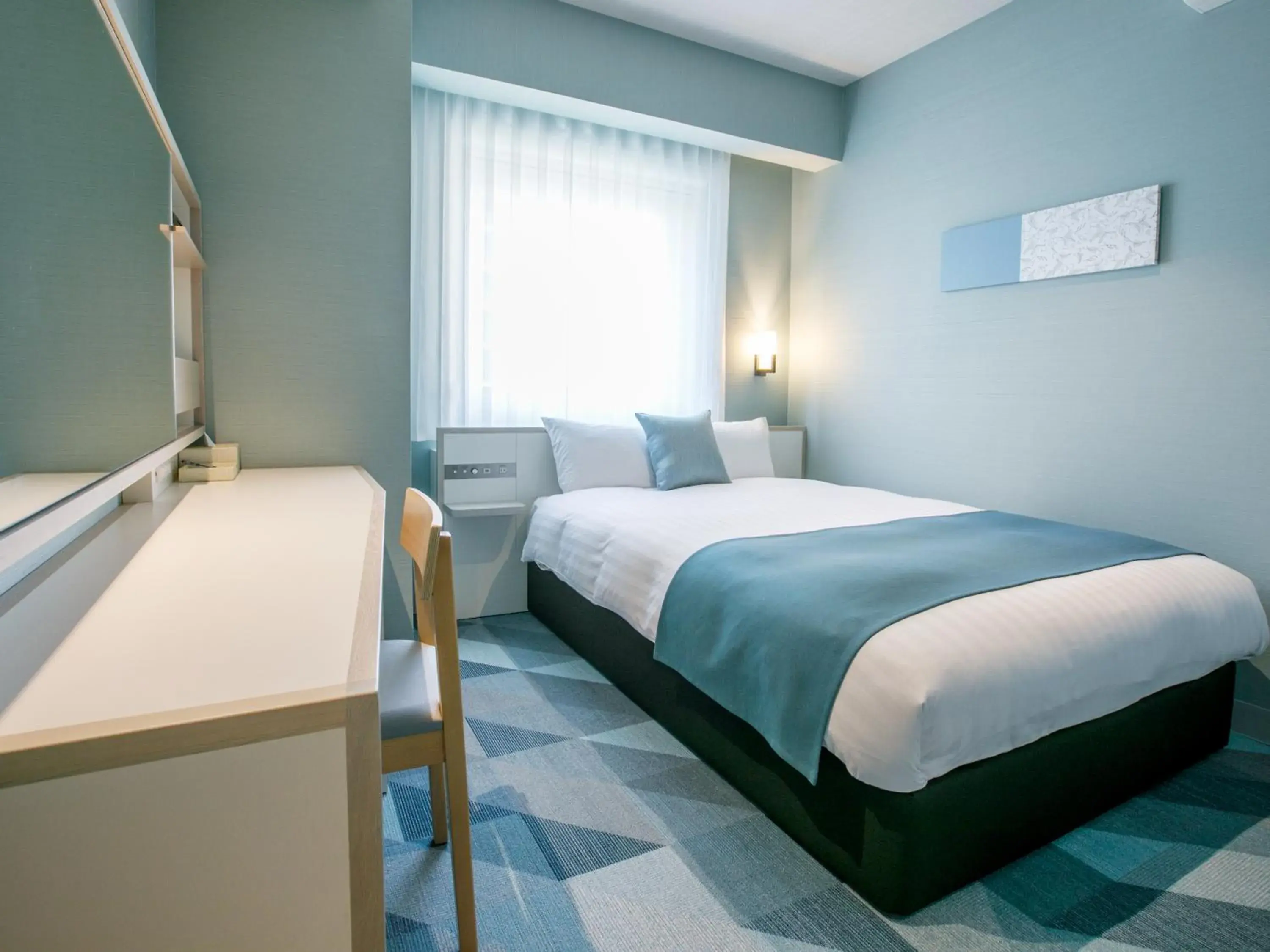 Bed in Fukuoka U-BELL Hotel Bed in Fukuoka U-BELL Hotel