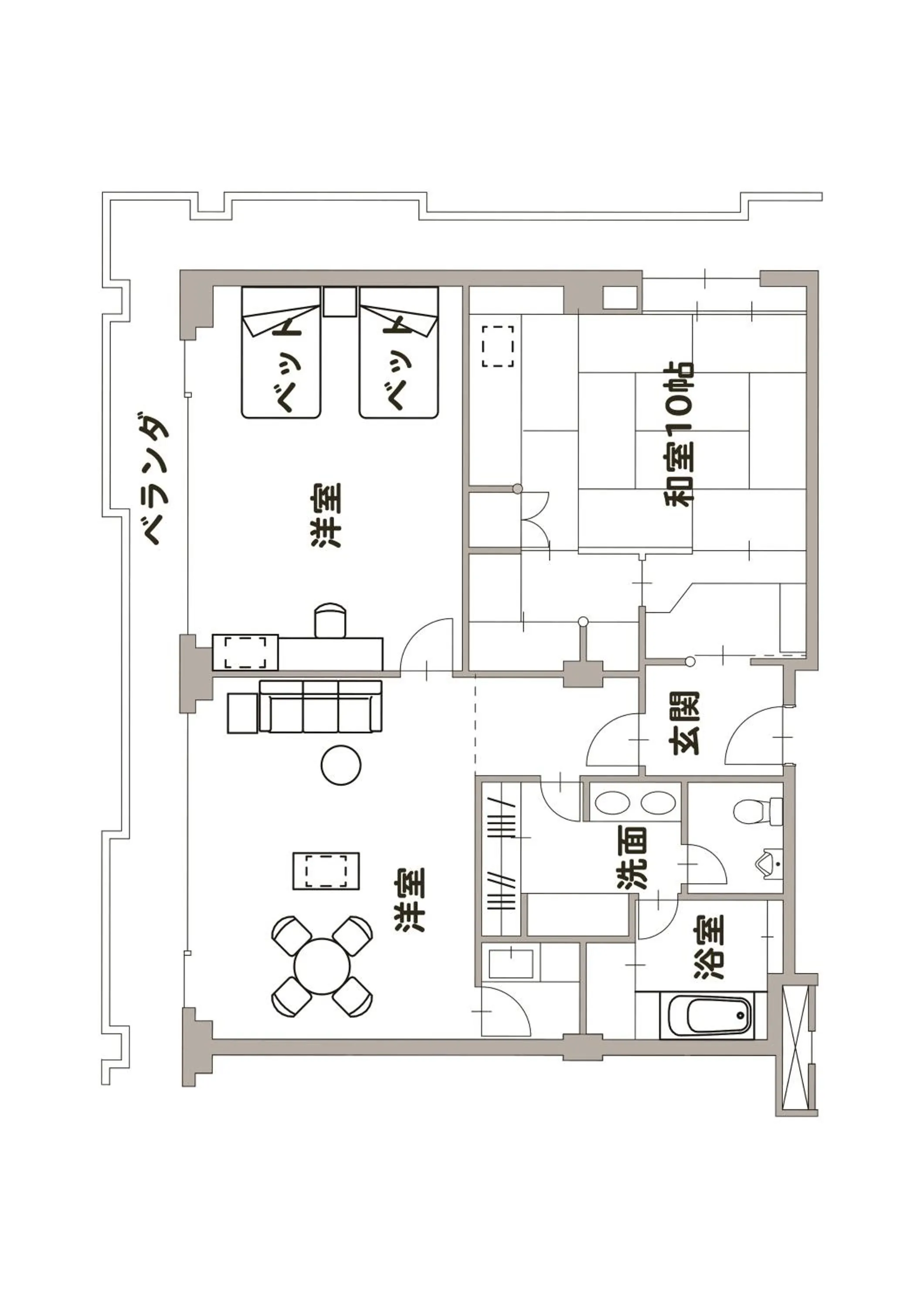 Photo of the whole room in Asaya