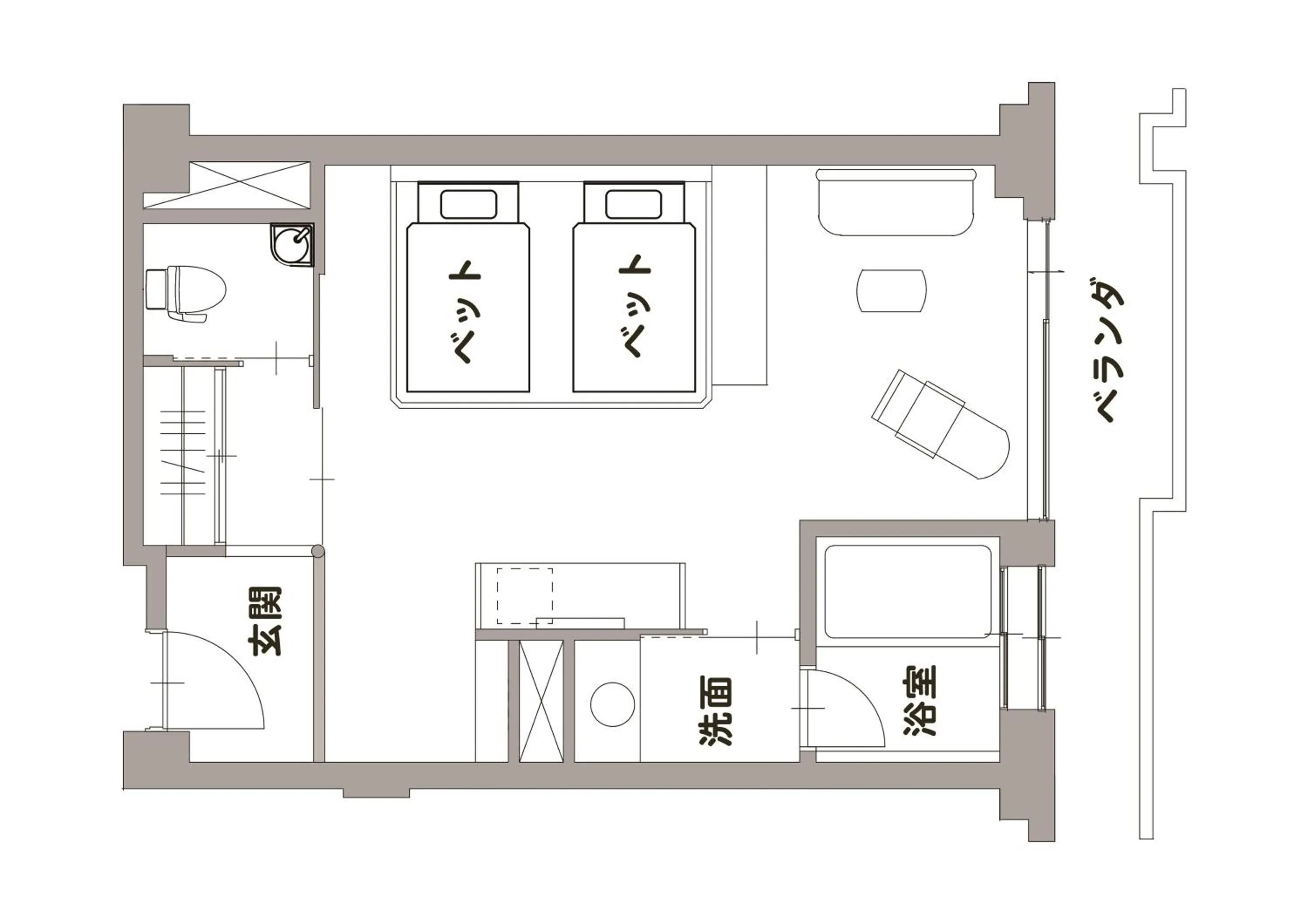 Photo of the whole room in Asaya