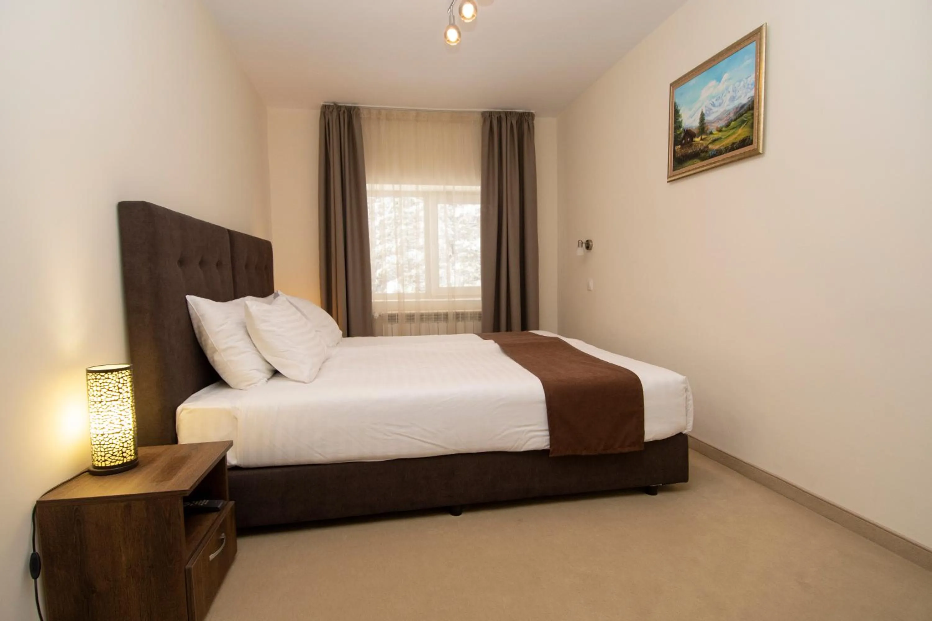 Bed in Hotel Malyovitsa