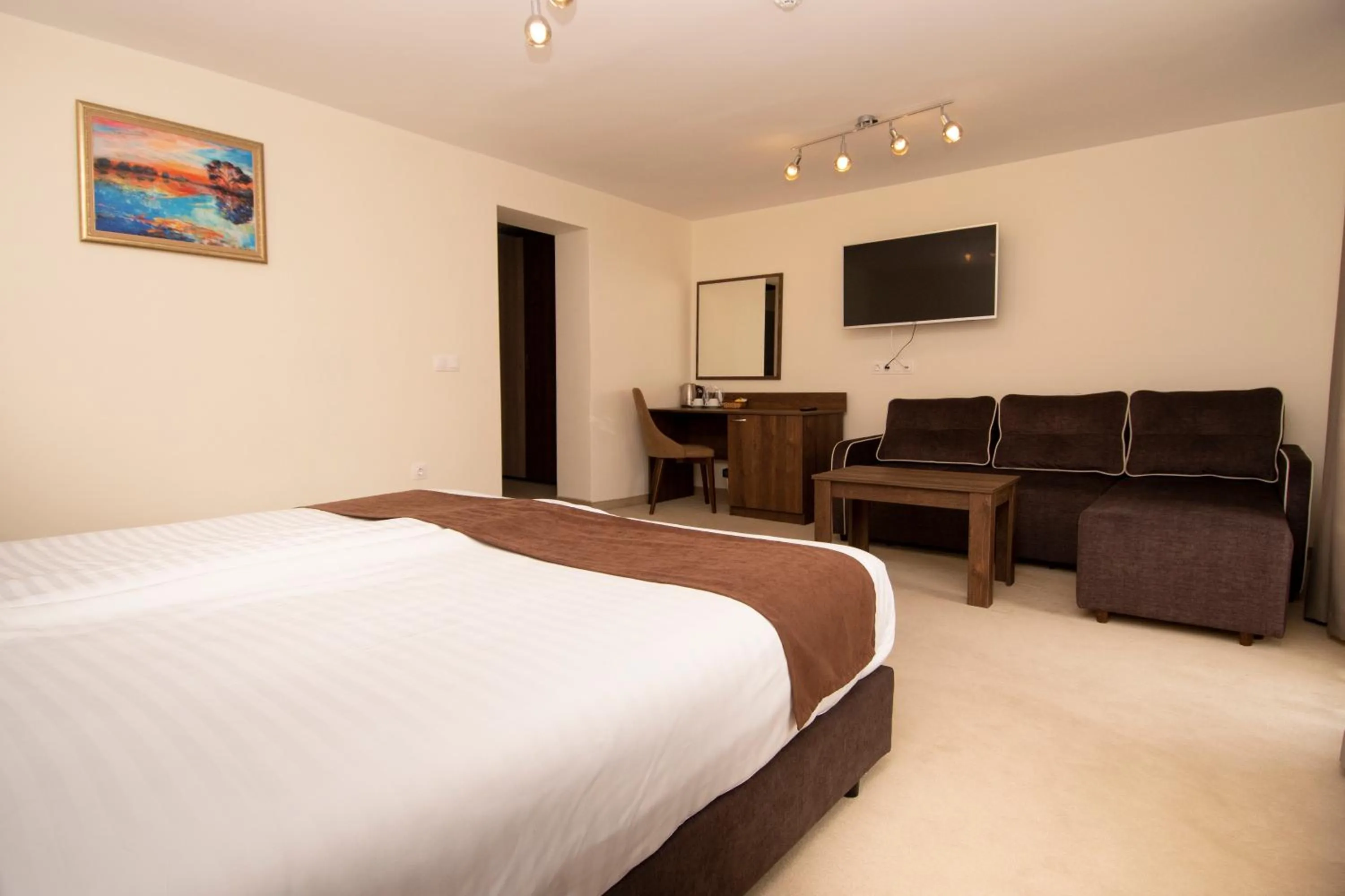 Bed in Hotel Malyovitsa