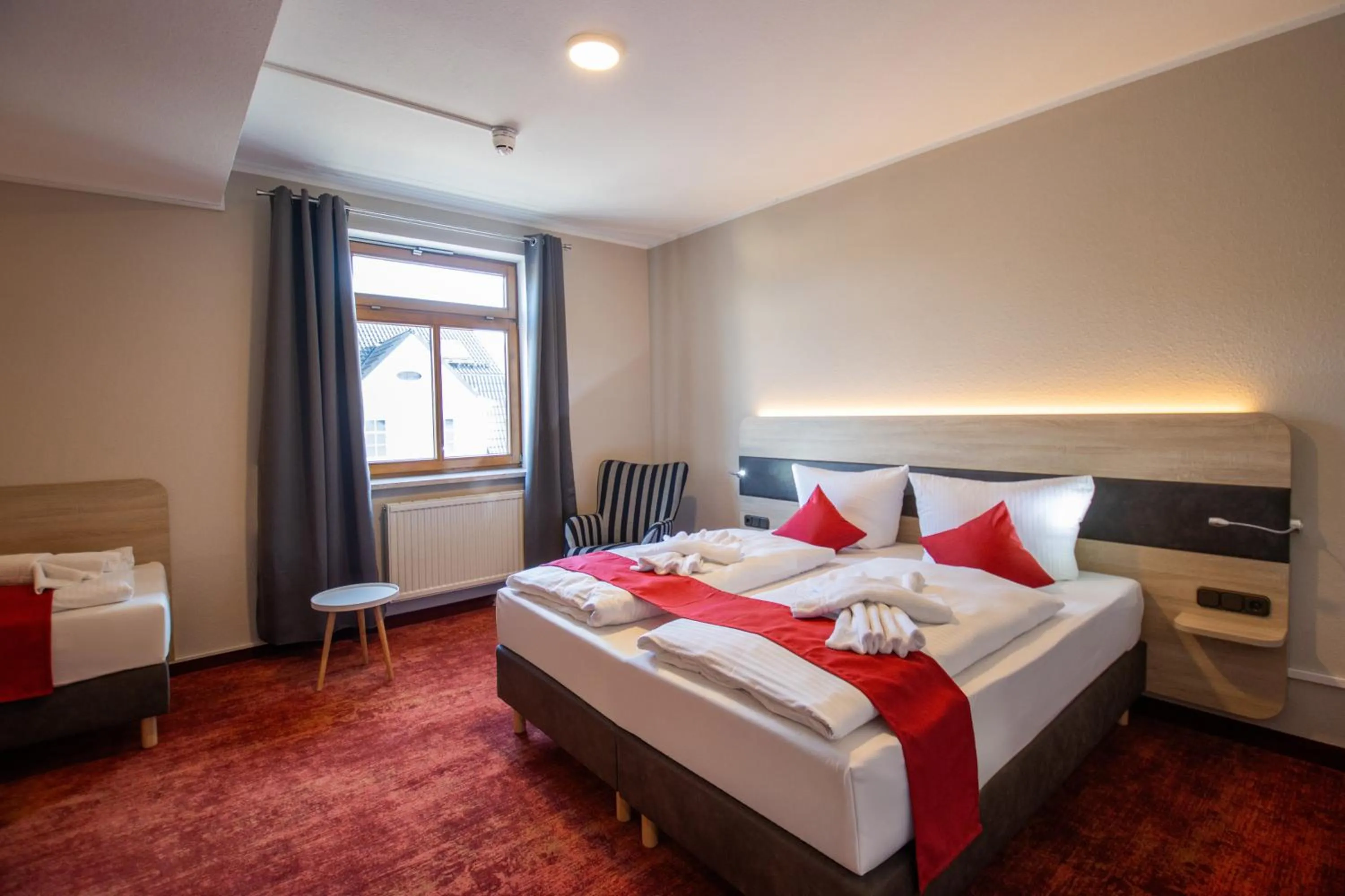 Photo of the whole room, Bed in Hotel Lengenfelder Hof