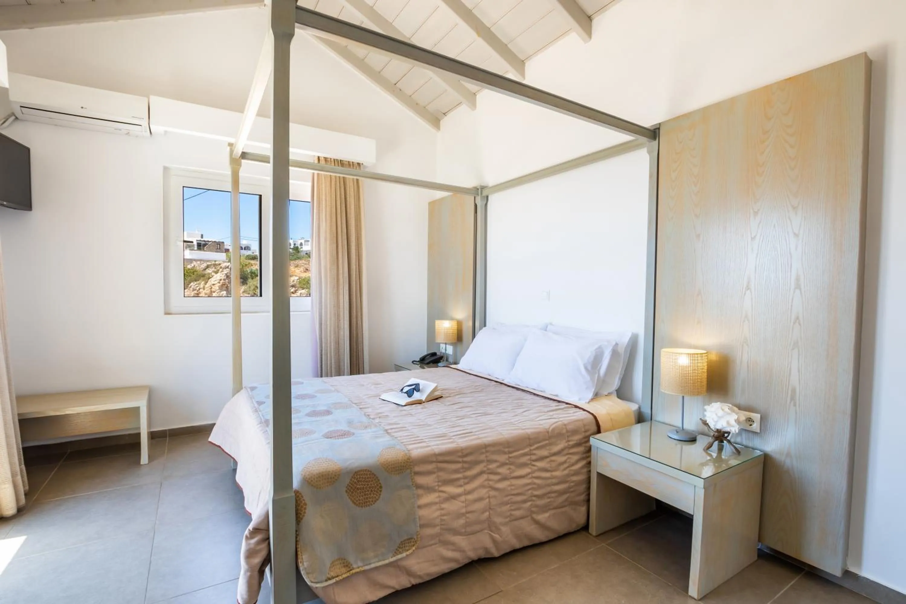 Bed in Apolis Beachscape Hotel