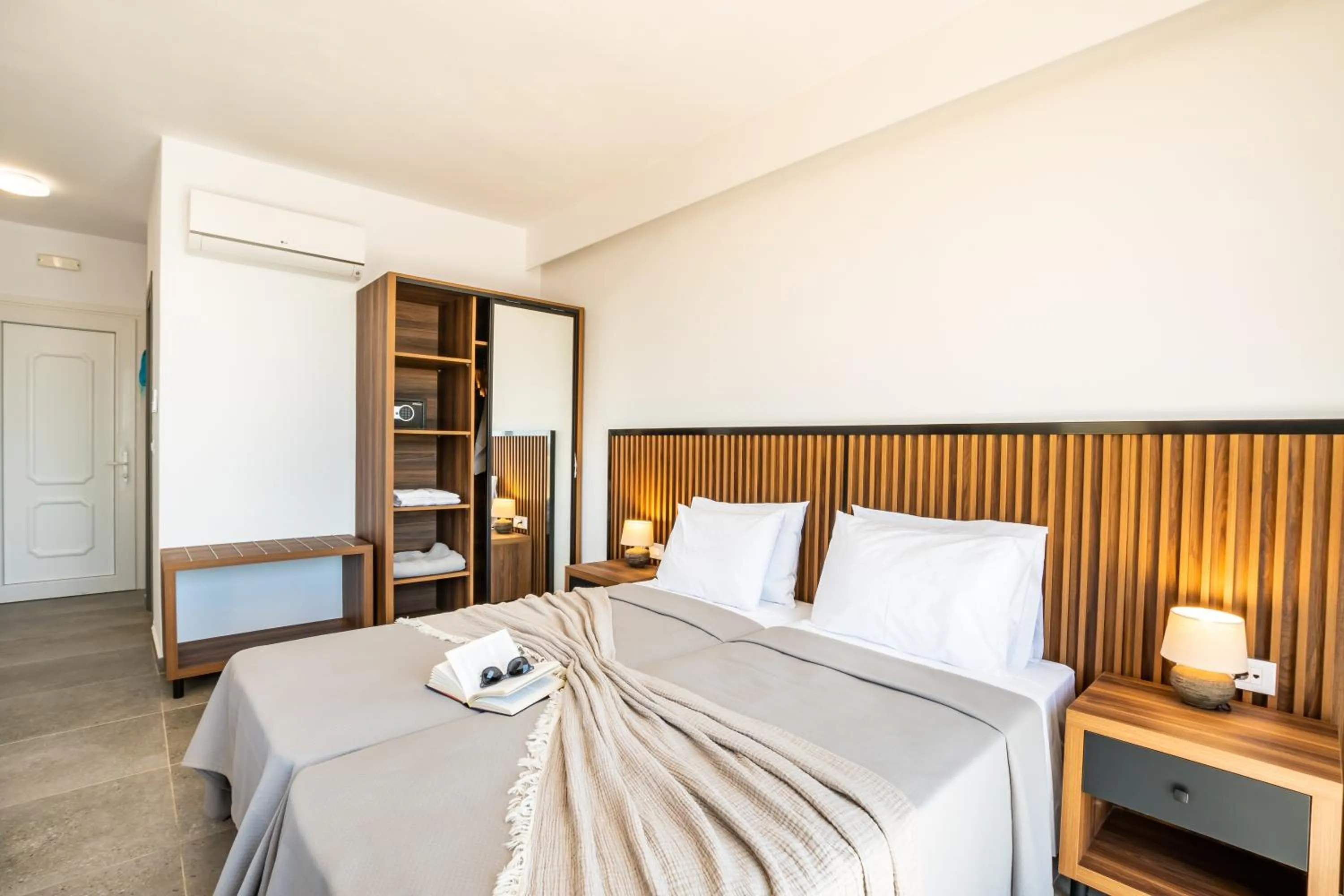 Bed in Apolis Beachscape Hotel