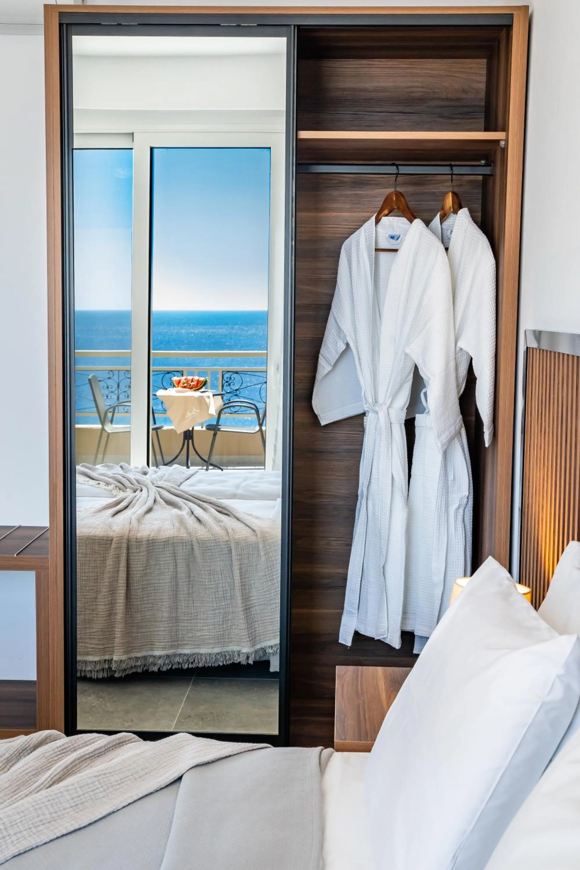 Bed in Apolis Beachscape Hotel