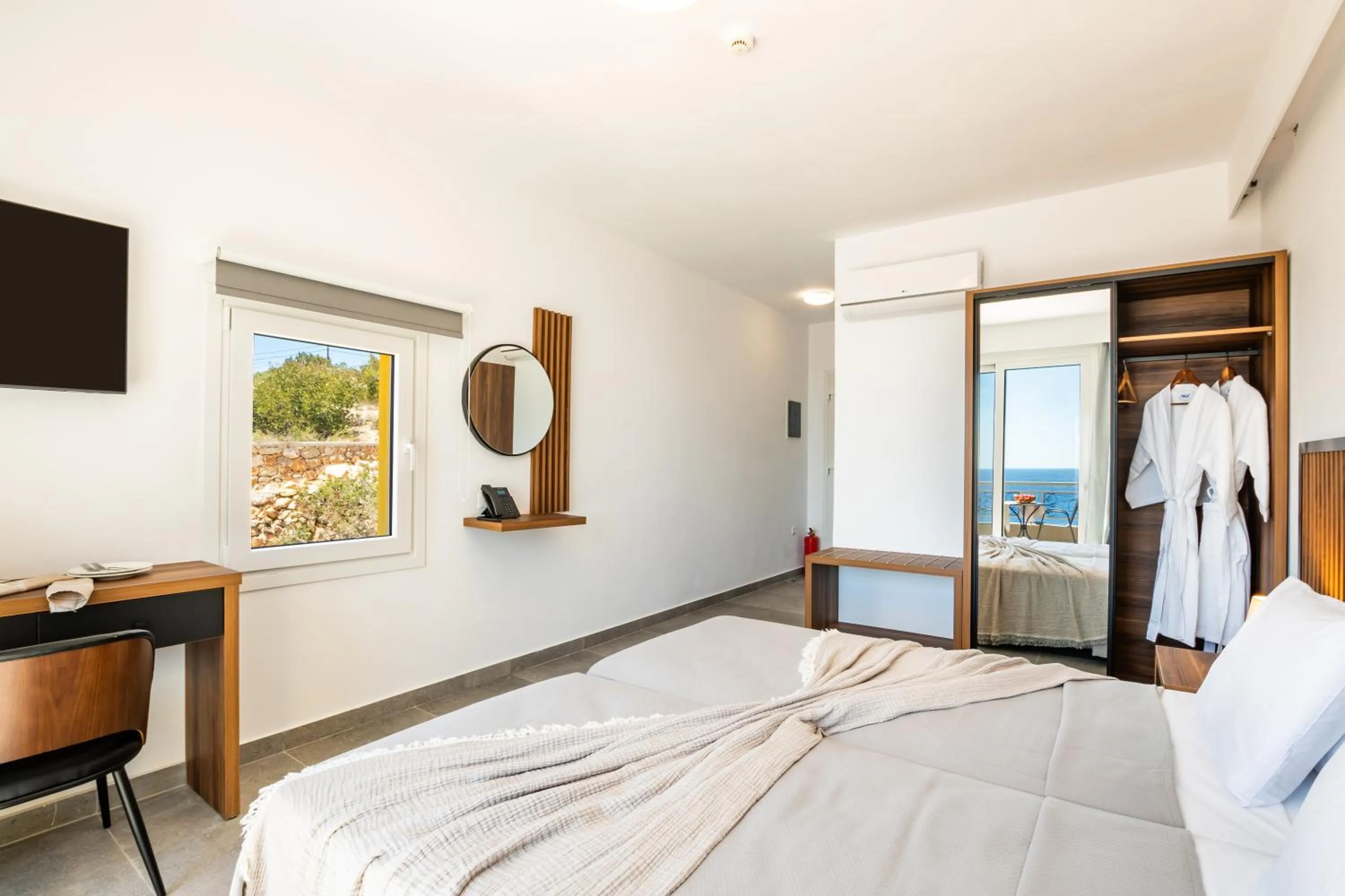 Bed in Apolis Beachscape Hotel