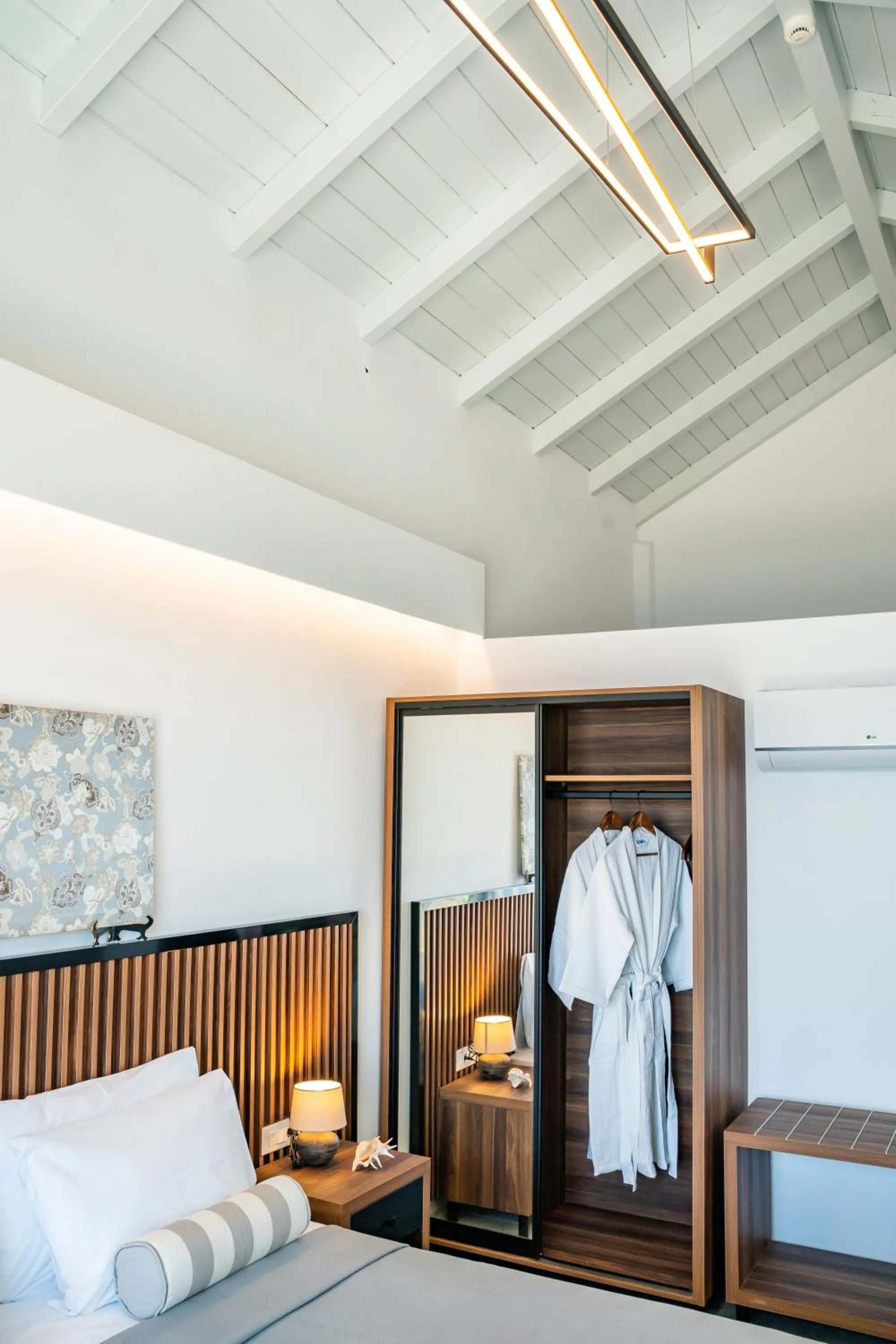 Bed in Apolis Beachscape Hotel