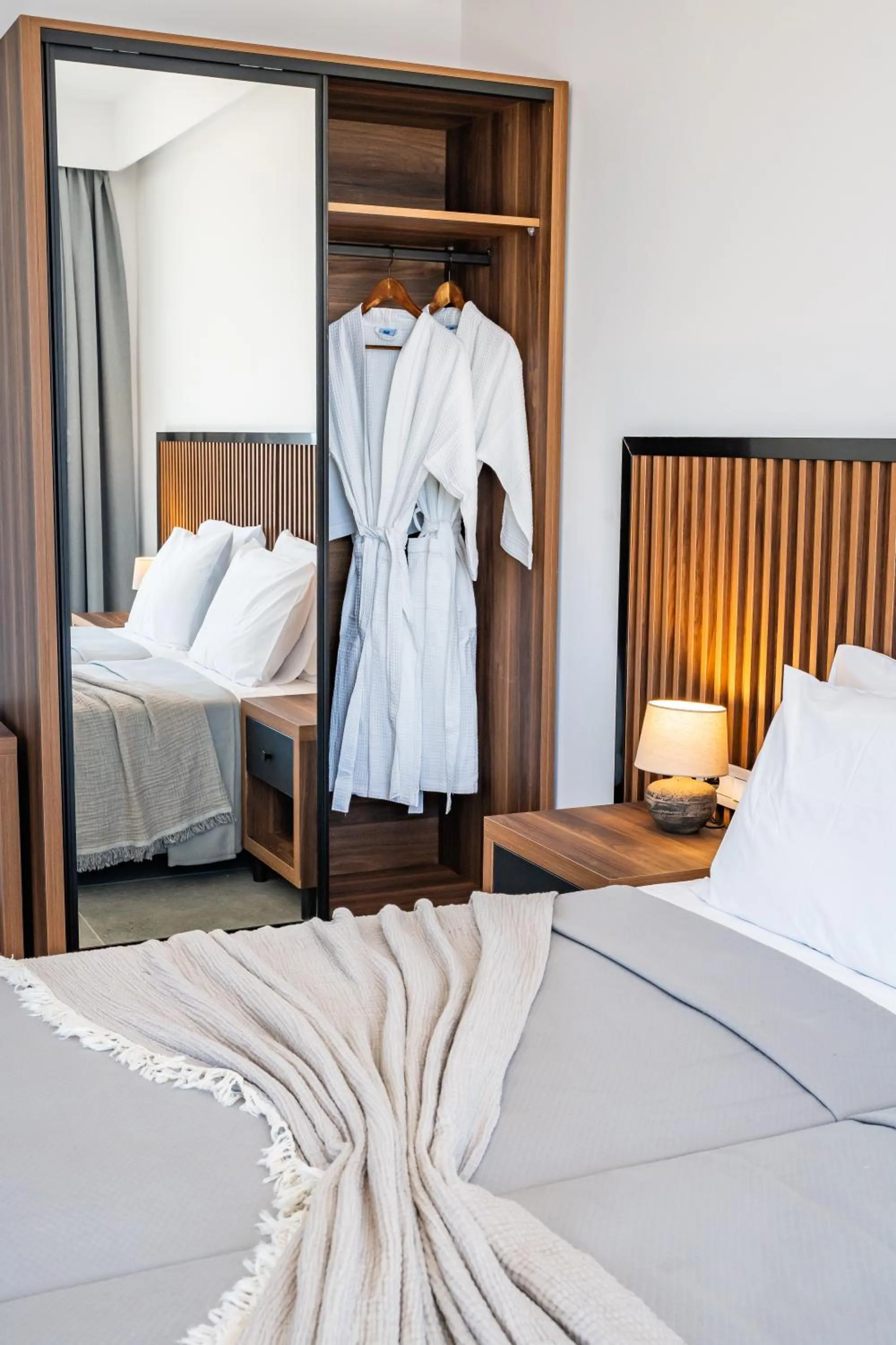 Bed in Apolis Beachscape Hotel