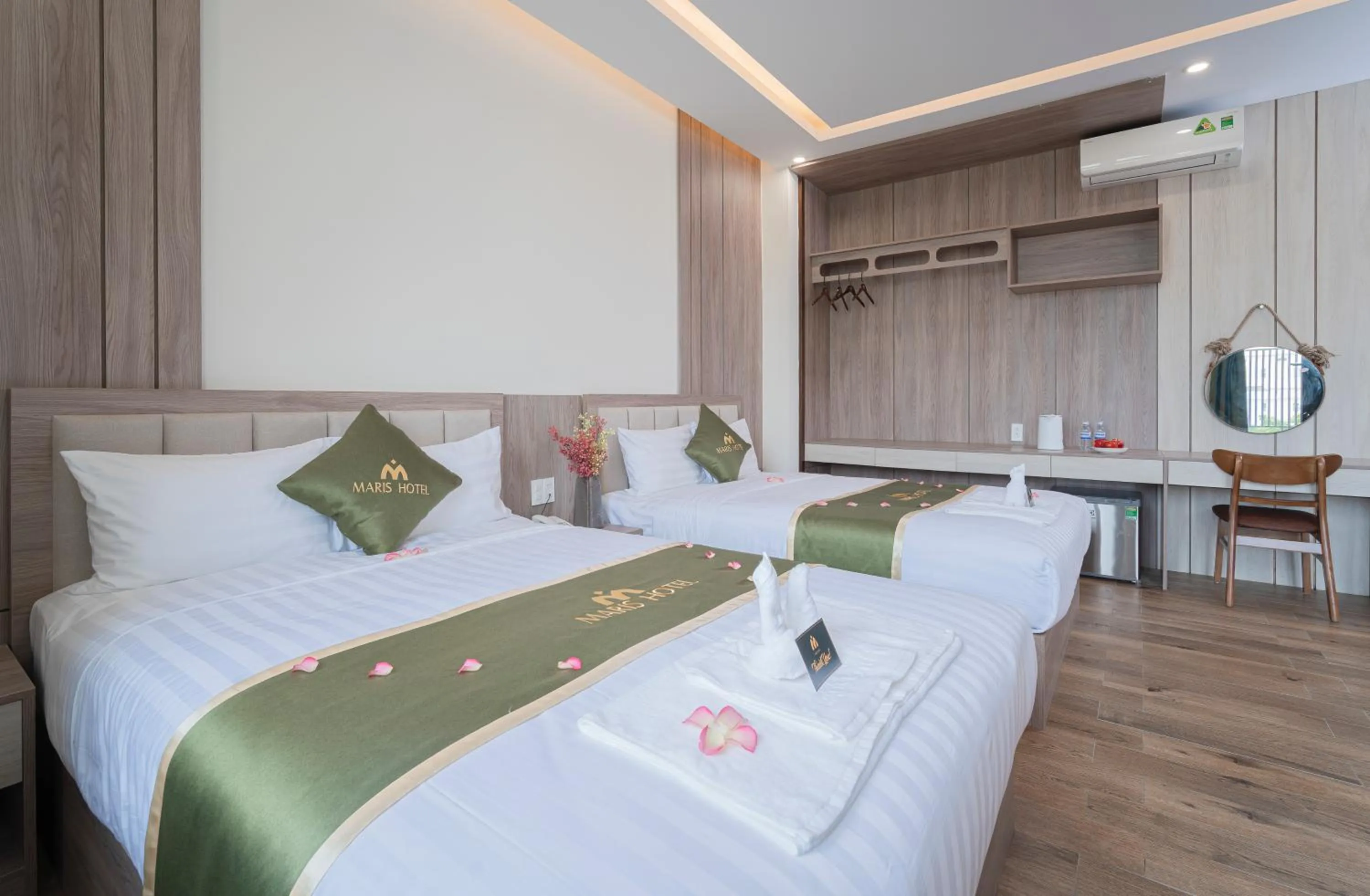 Bed in Maris Da Nang Hotel & Apartment