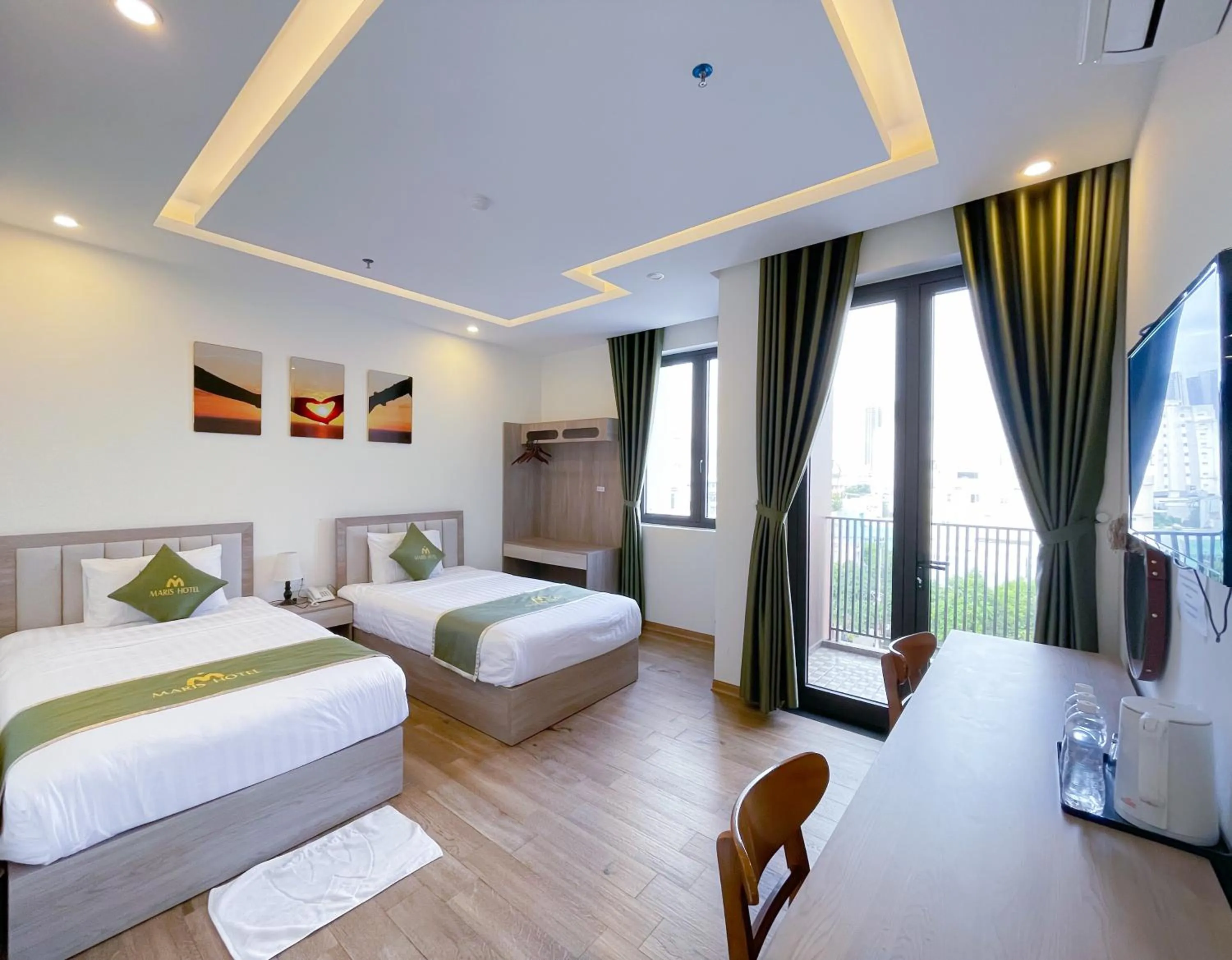 Bed in Maris Da Nang Hotel & Apartment