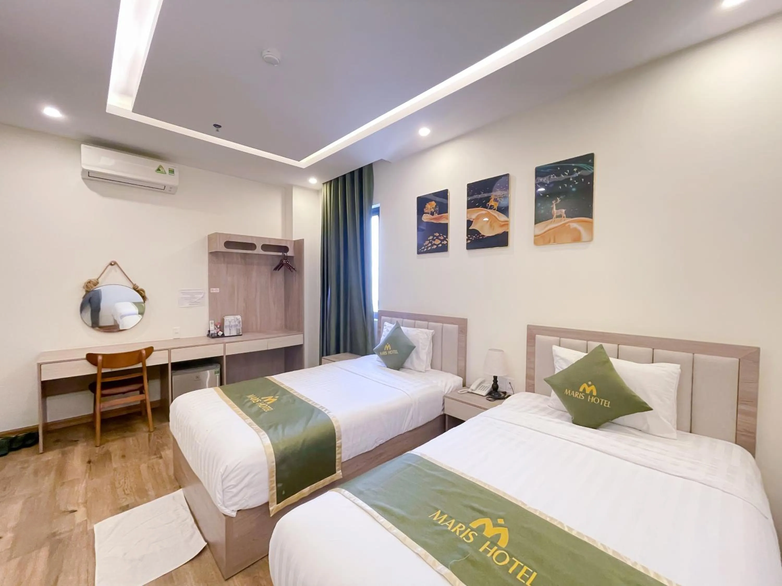 Bed in Maris Da Nang Hotel & Apartment