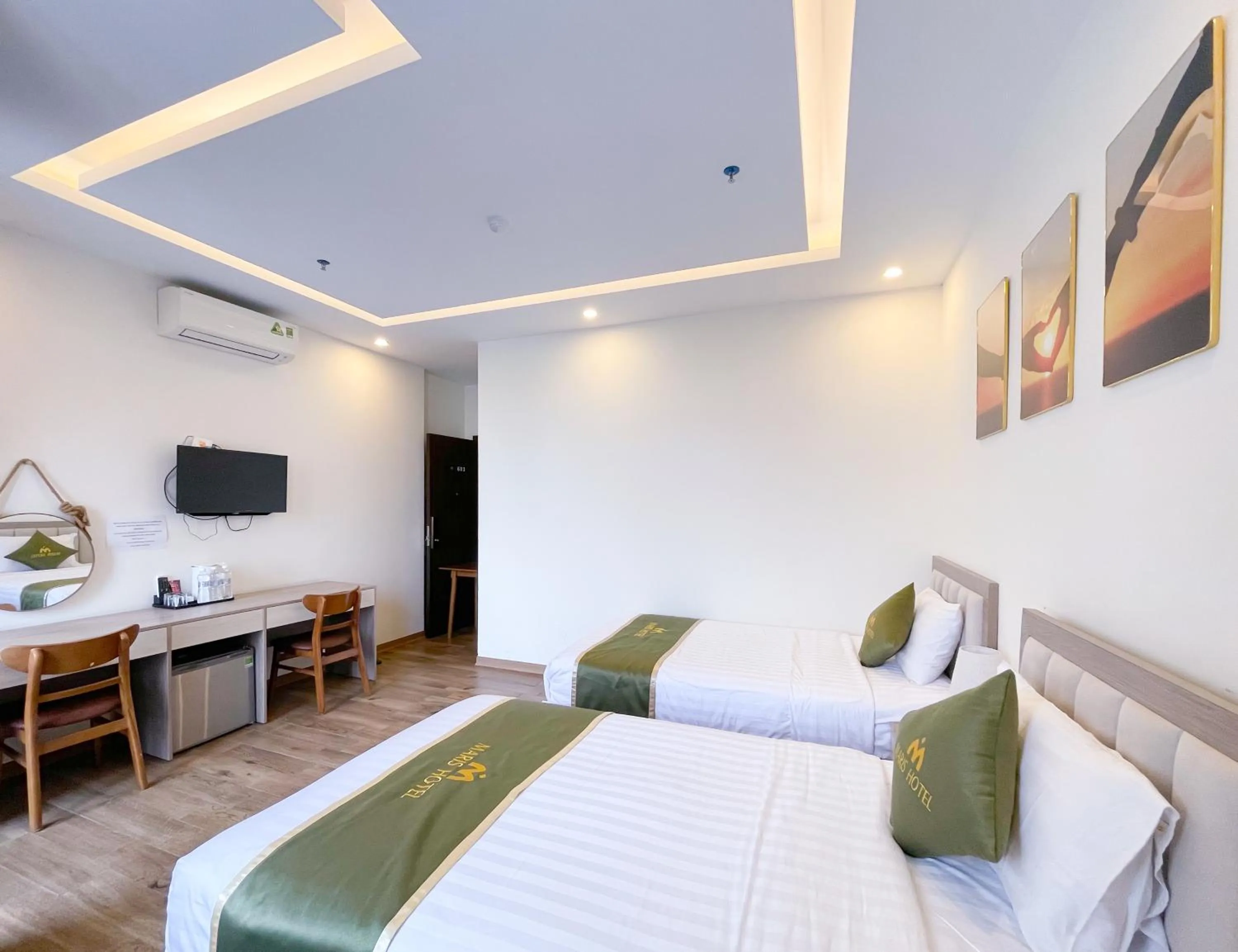 Bed in Maris Da Nang Hotel & Apartment