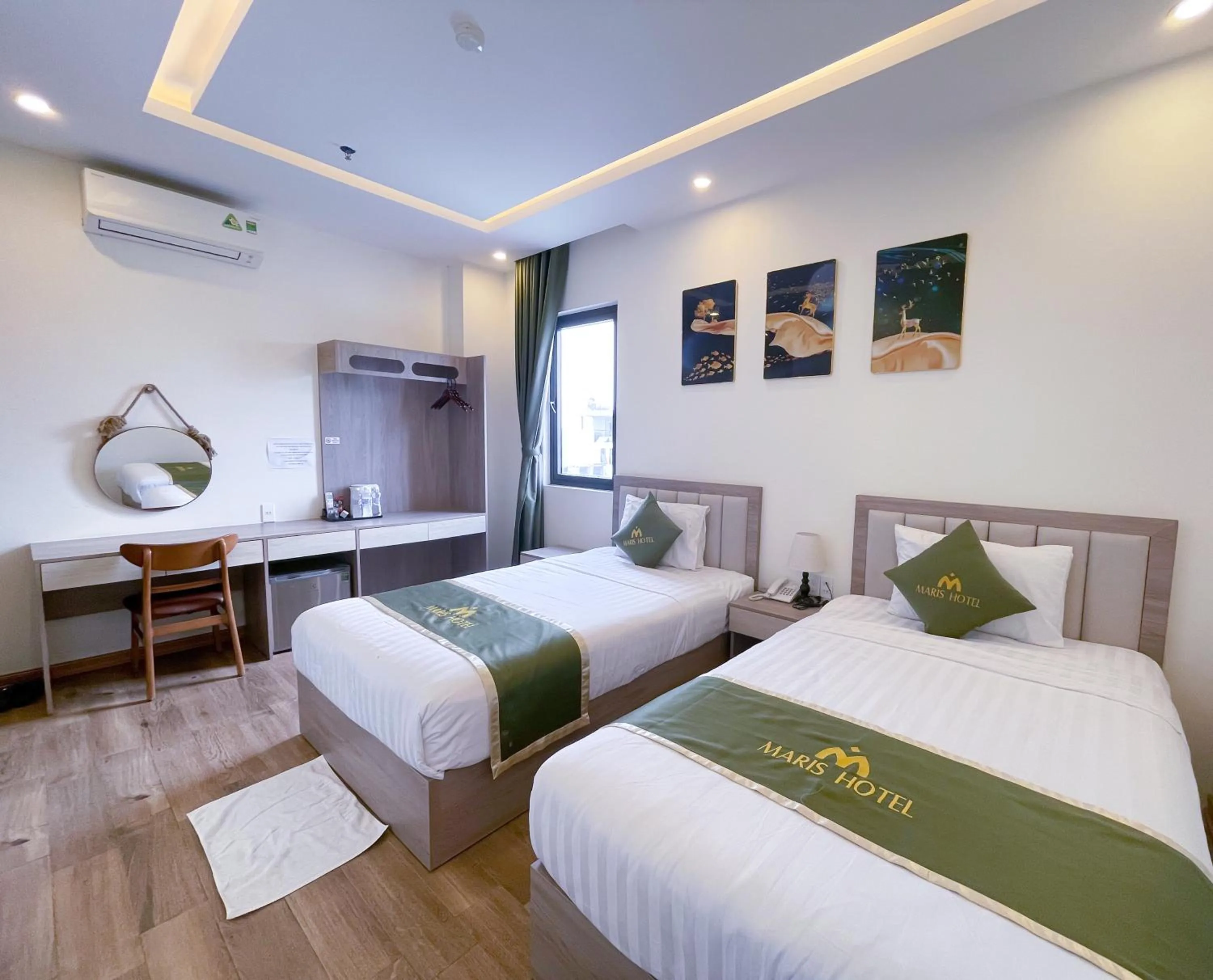 Bed in Maris Da Nang Hotel & Apartment