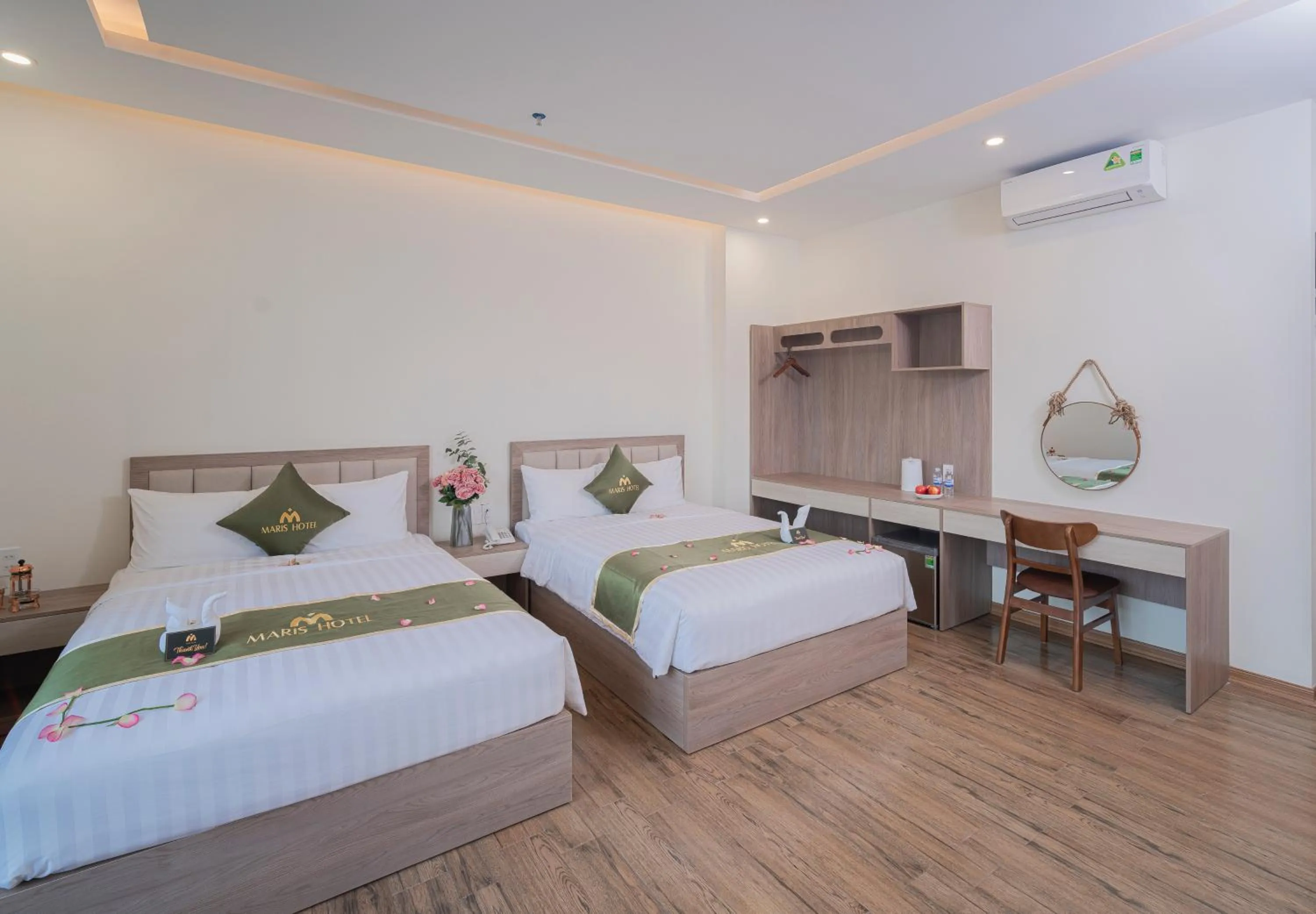 Bed in Maris Da Nang Hotel & Apartment