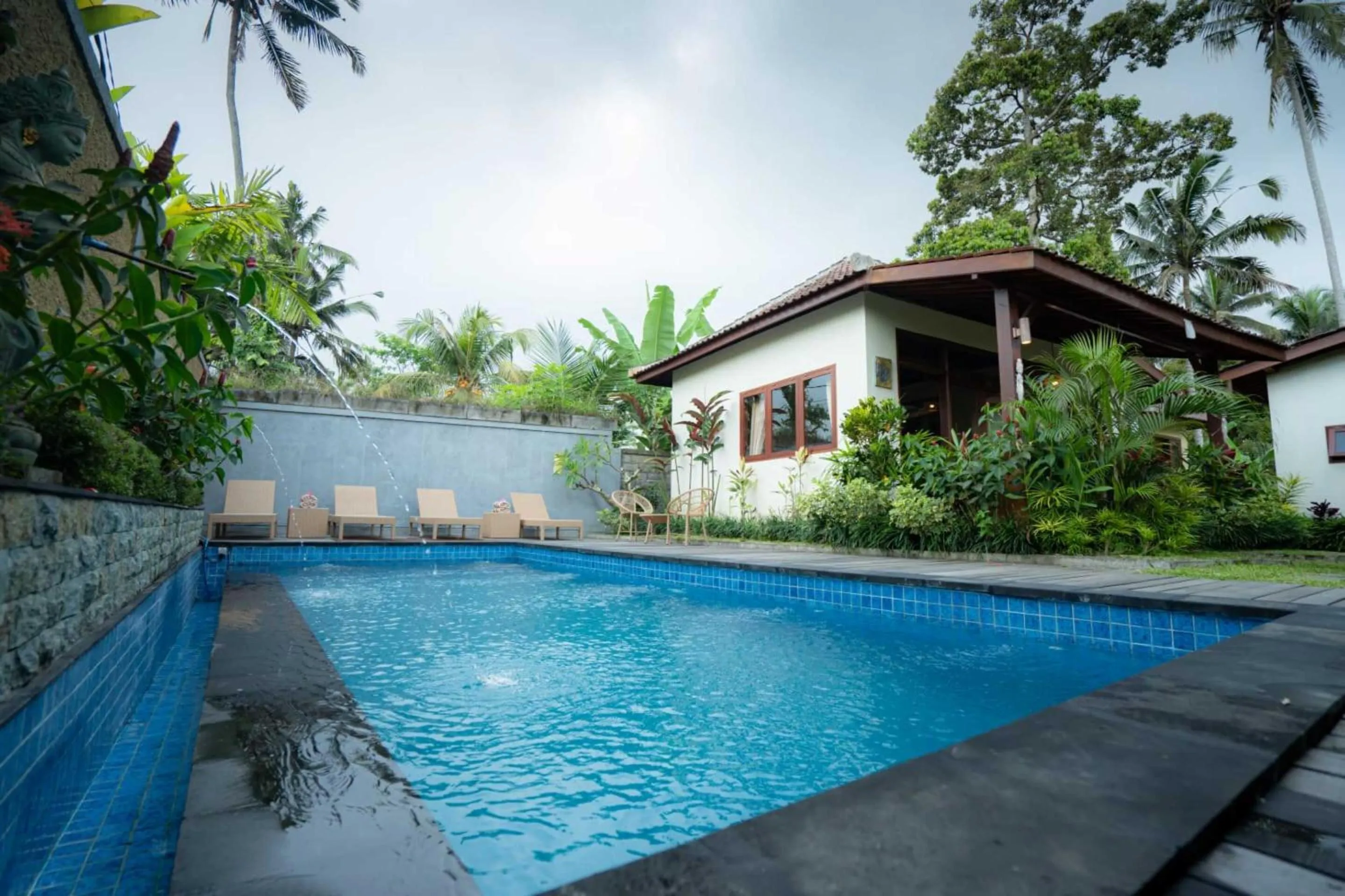 Swimming pool in Belvilla Chaitanya Niketan