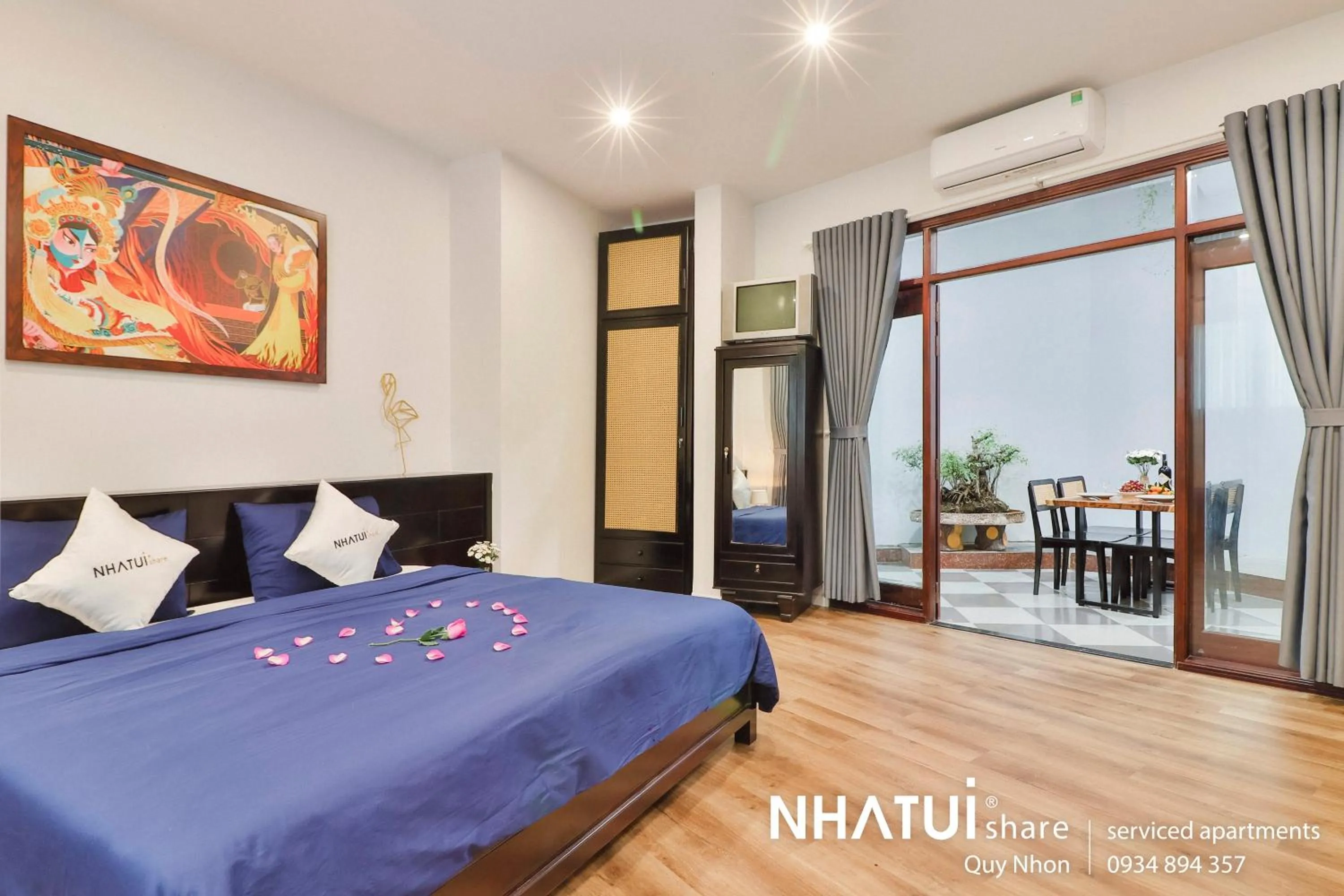 Photo of the whole room, Bed in NHATUIshare Quy Nhơn