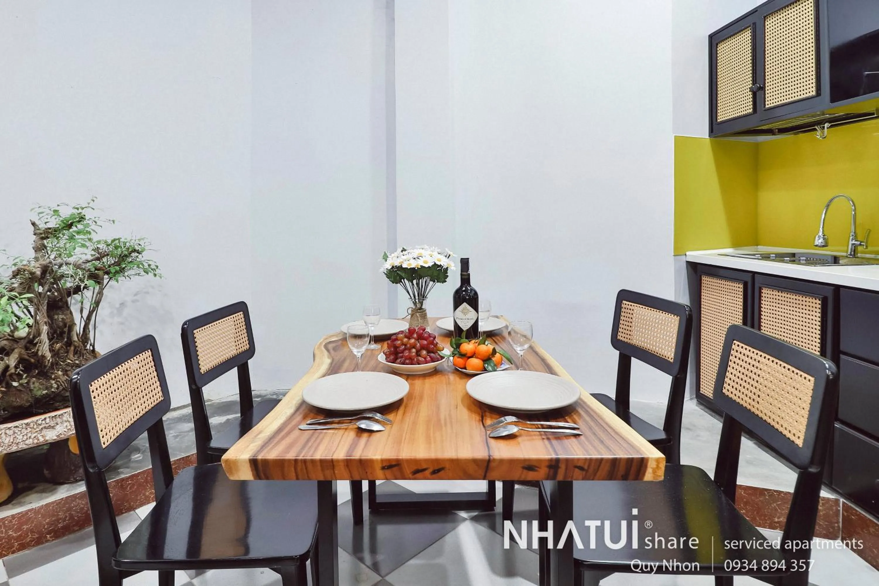 Dining area in NHATUIshare Quy Nhơn