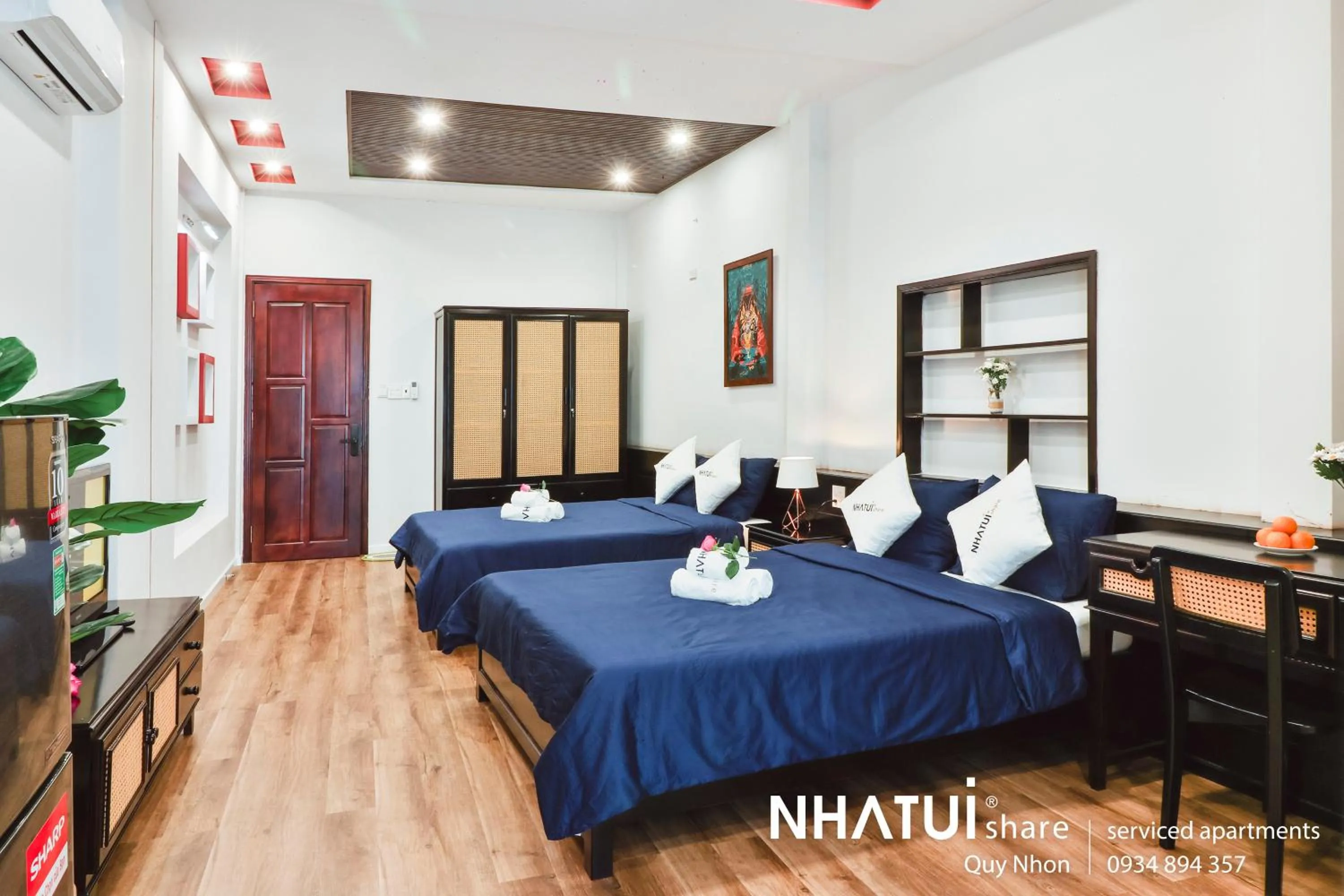 Photo of the whole room, Bed in NHATUIshare Quy Nhơn