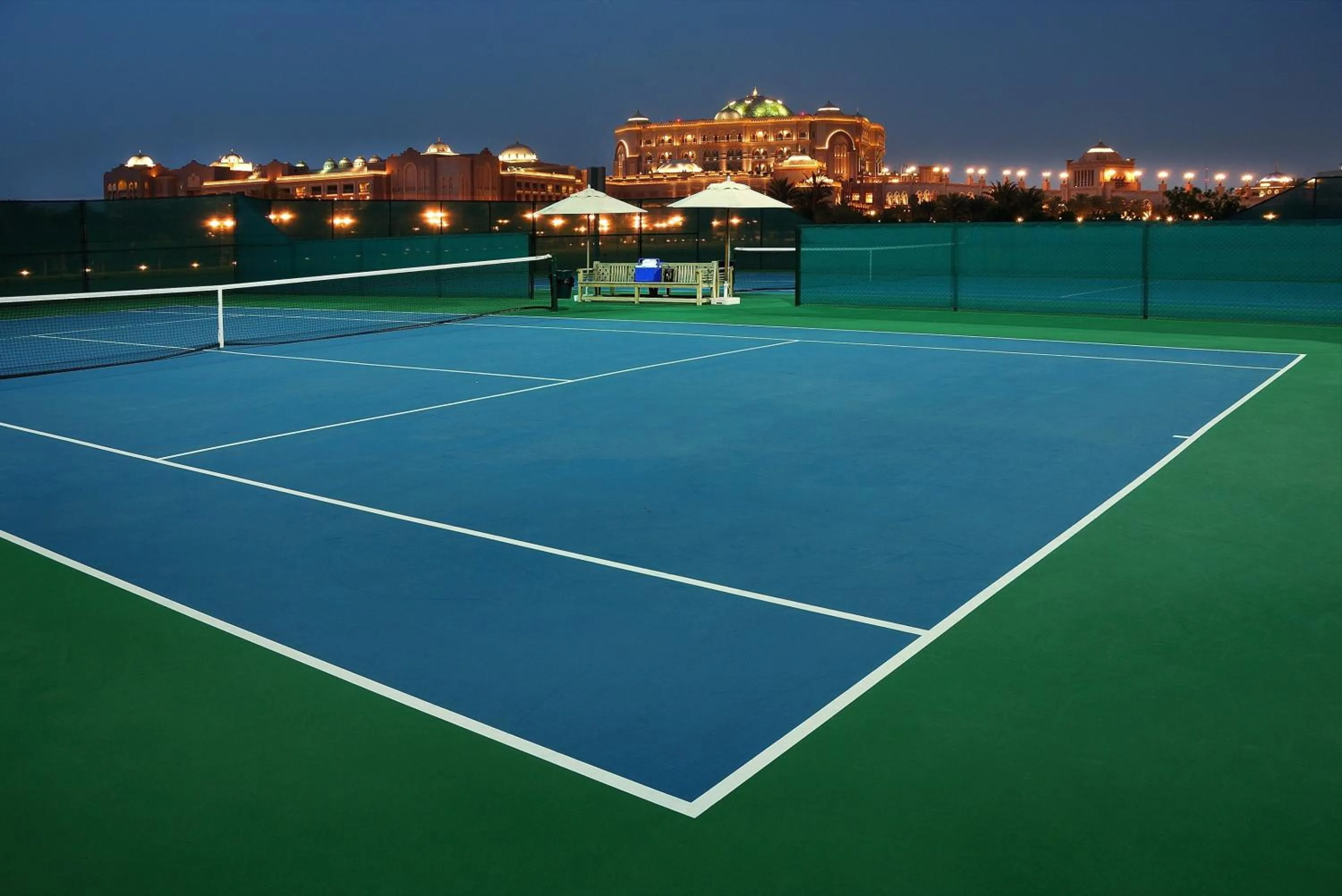 Tennis court in Emirates Palace Mandarin Oriental, Abu Dhabi