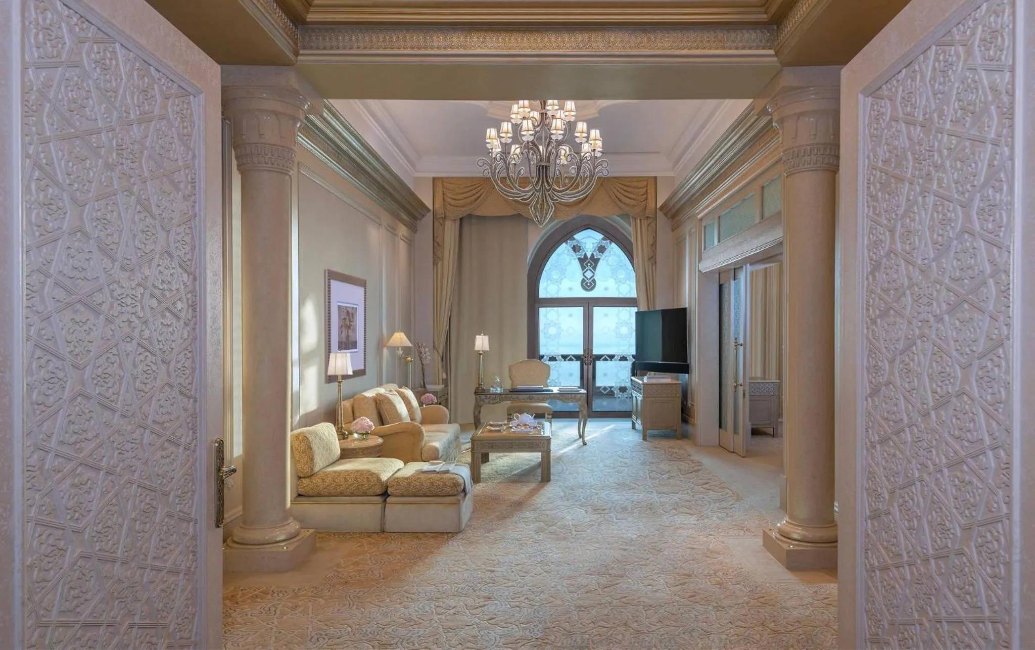 Living room in Emirates Palace Mandarin Oriental, Abu Dhabi