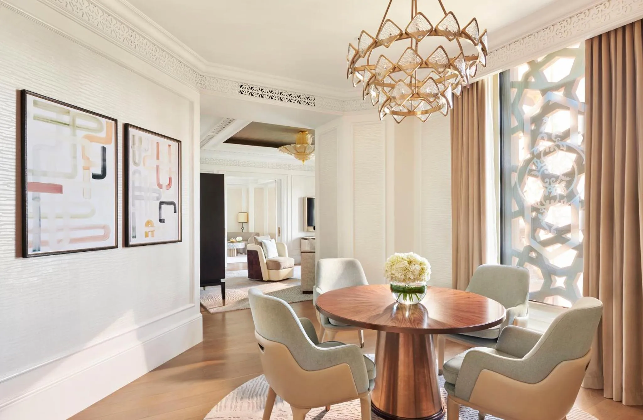 Bedroom in Emirates Palace Mandarin Oriental, Abu Dhabi