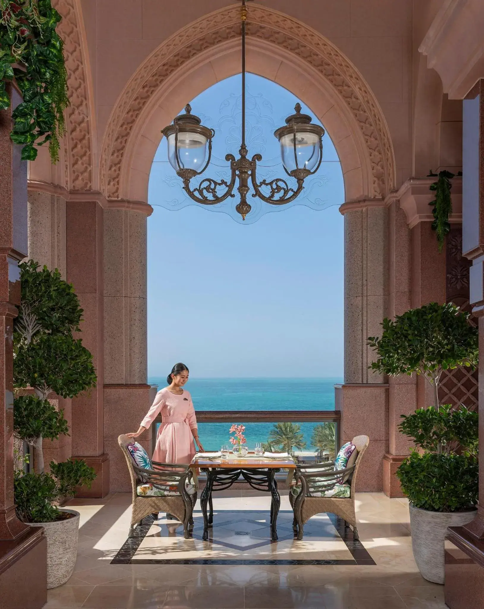 Breakfast in Emirates Palace Mandarin Oriental, Abu Dhabi Breakfast in Emirates Palace Mandarin Oriental, Abu Dhabi