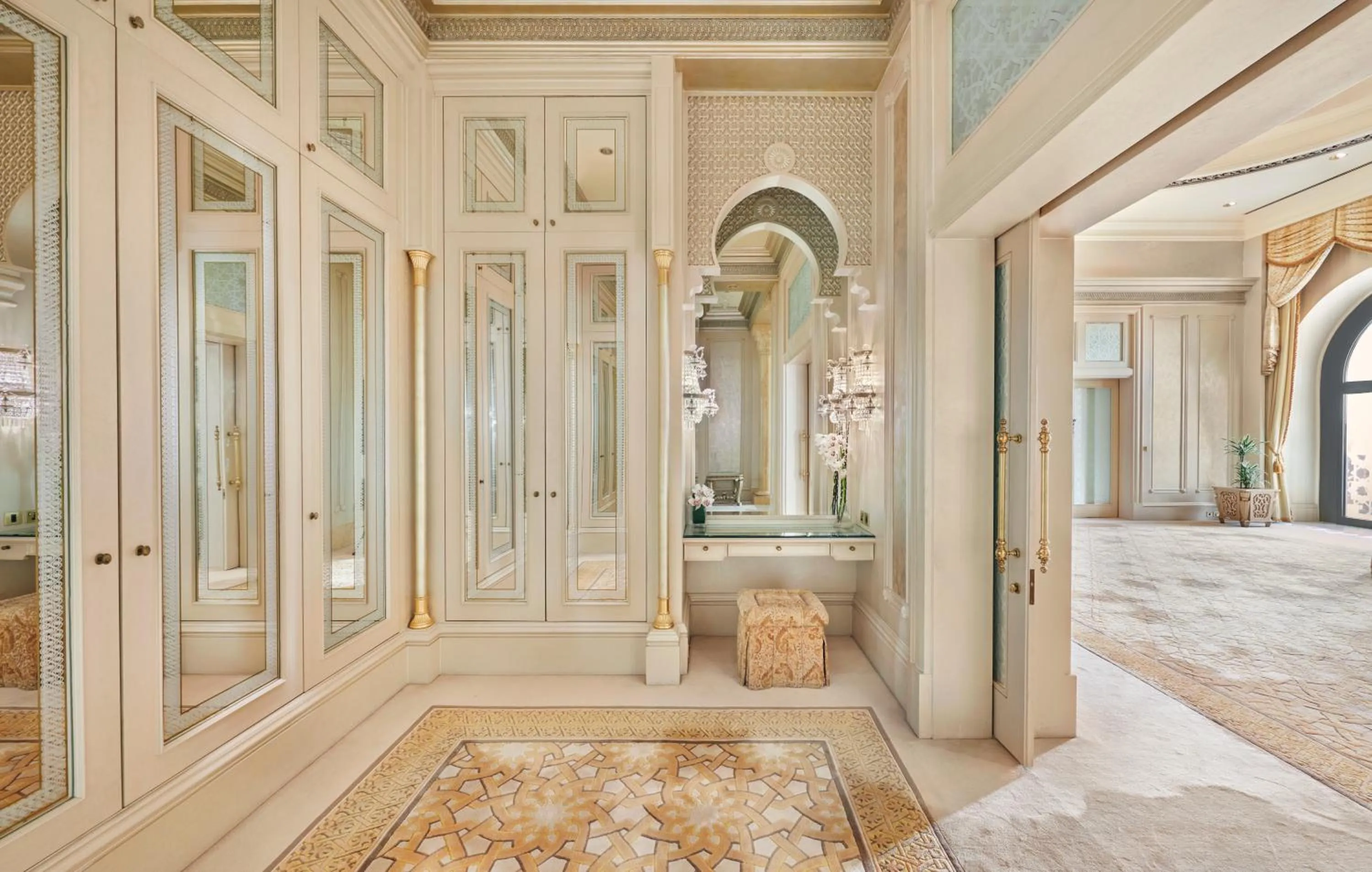 wardrobe in Emirates Palace Mandarin Oriental, Abu Dhabi