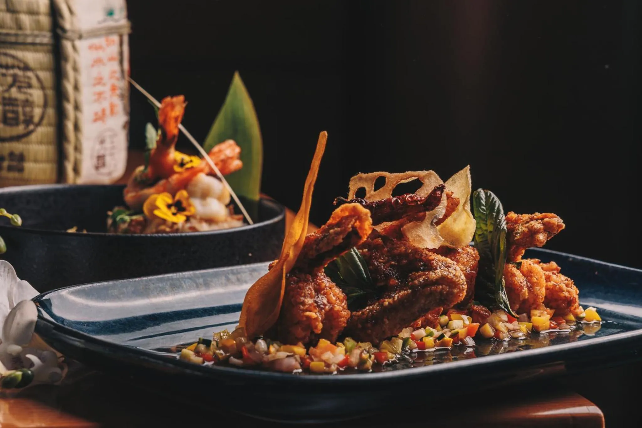 Food and drinks in JA Palm Tree Court, Dubai