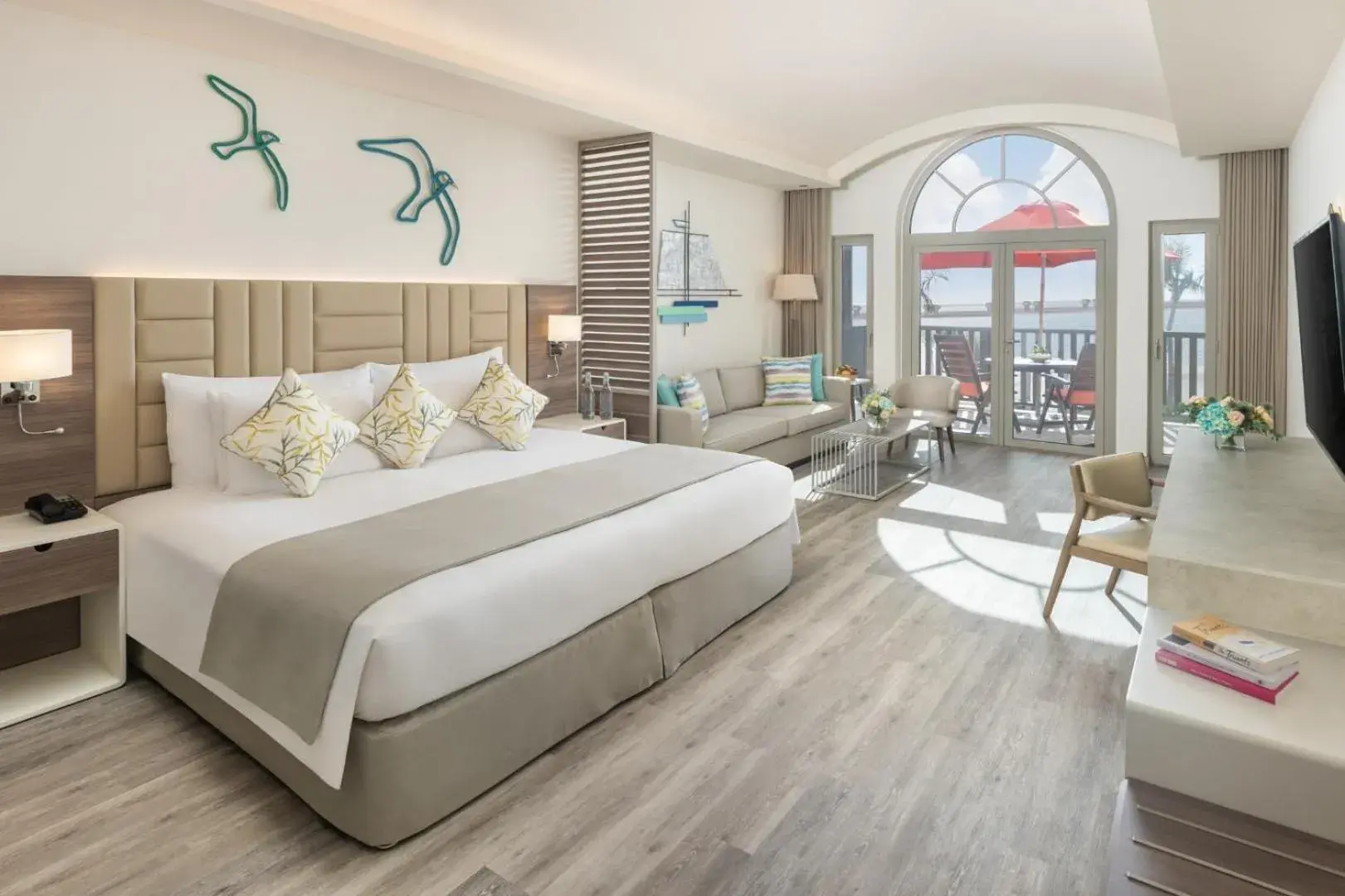 Bedroom, Bed in JA Palm Tree Court, Dubai Bedroom, Bed in JA Palm Tree Court, Dubai