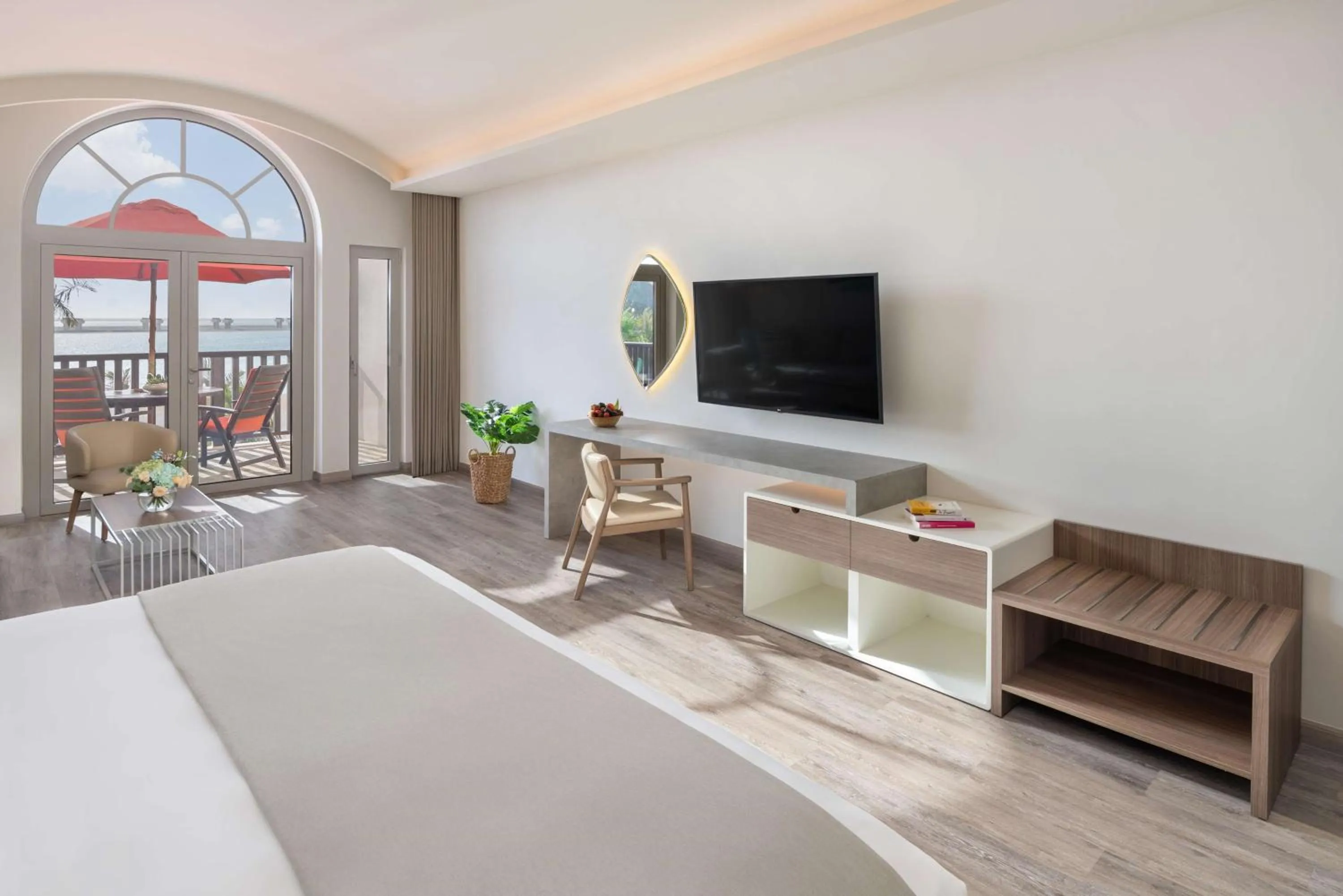 TV and multimedia, Bed in JA Palm Tree Court, Dubai