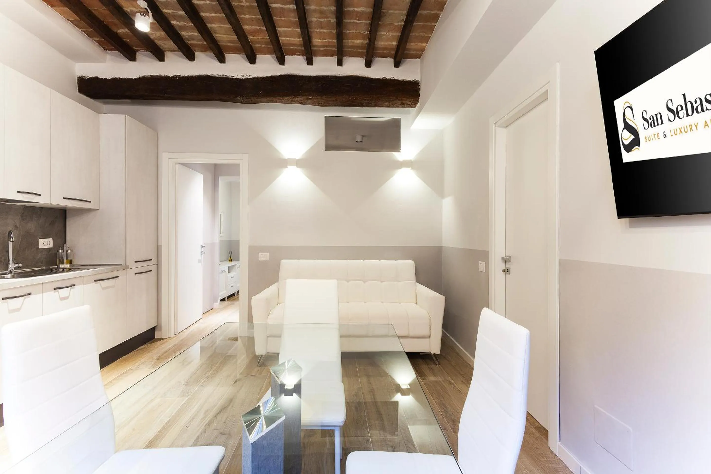 Living room in San Sebastiano Suite & Luxury Apartments