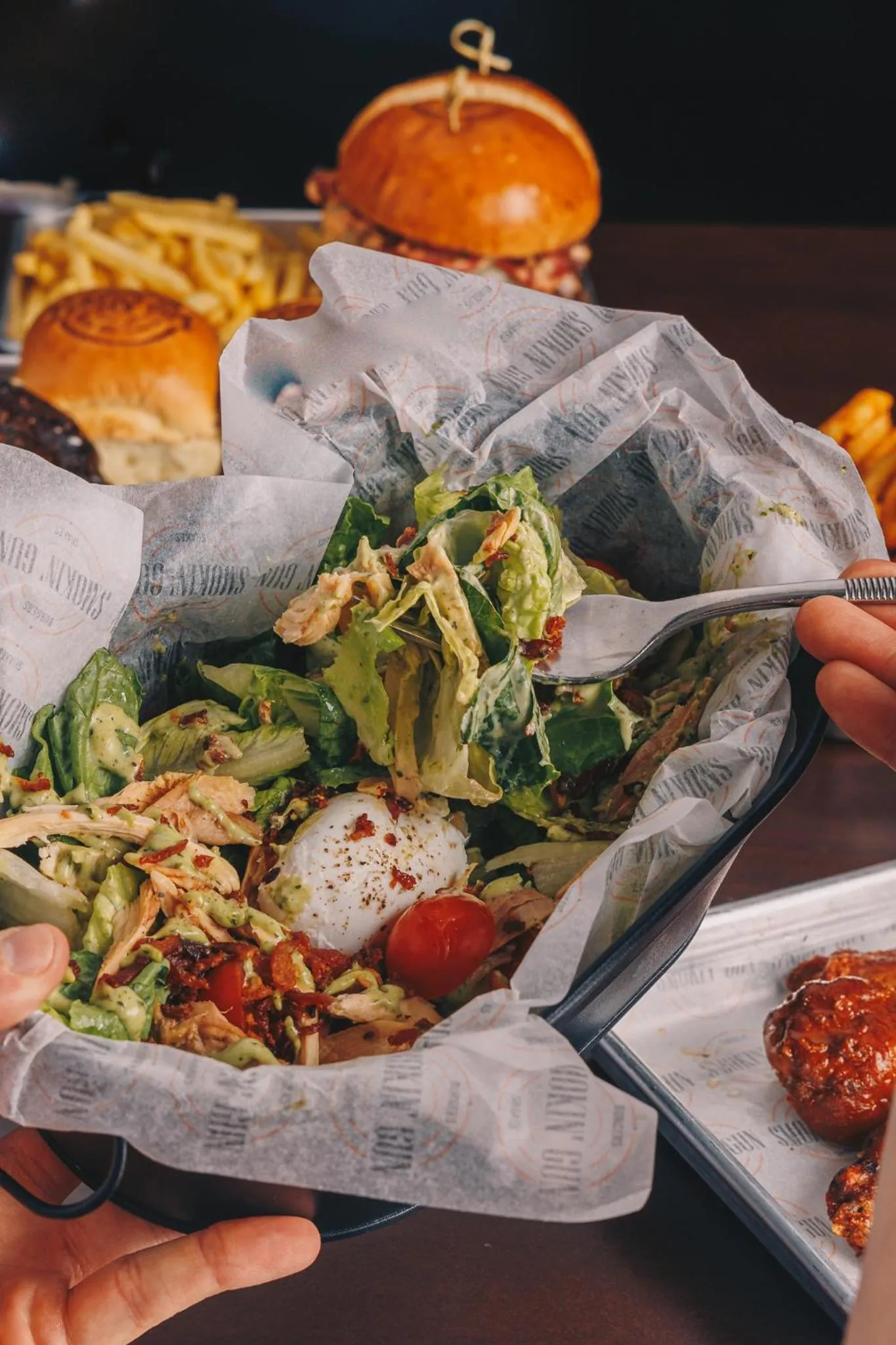 Food close-up in JA Beach Hotel, Dubai