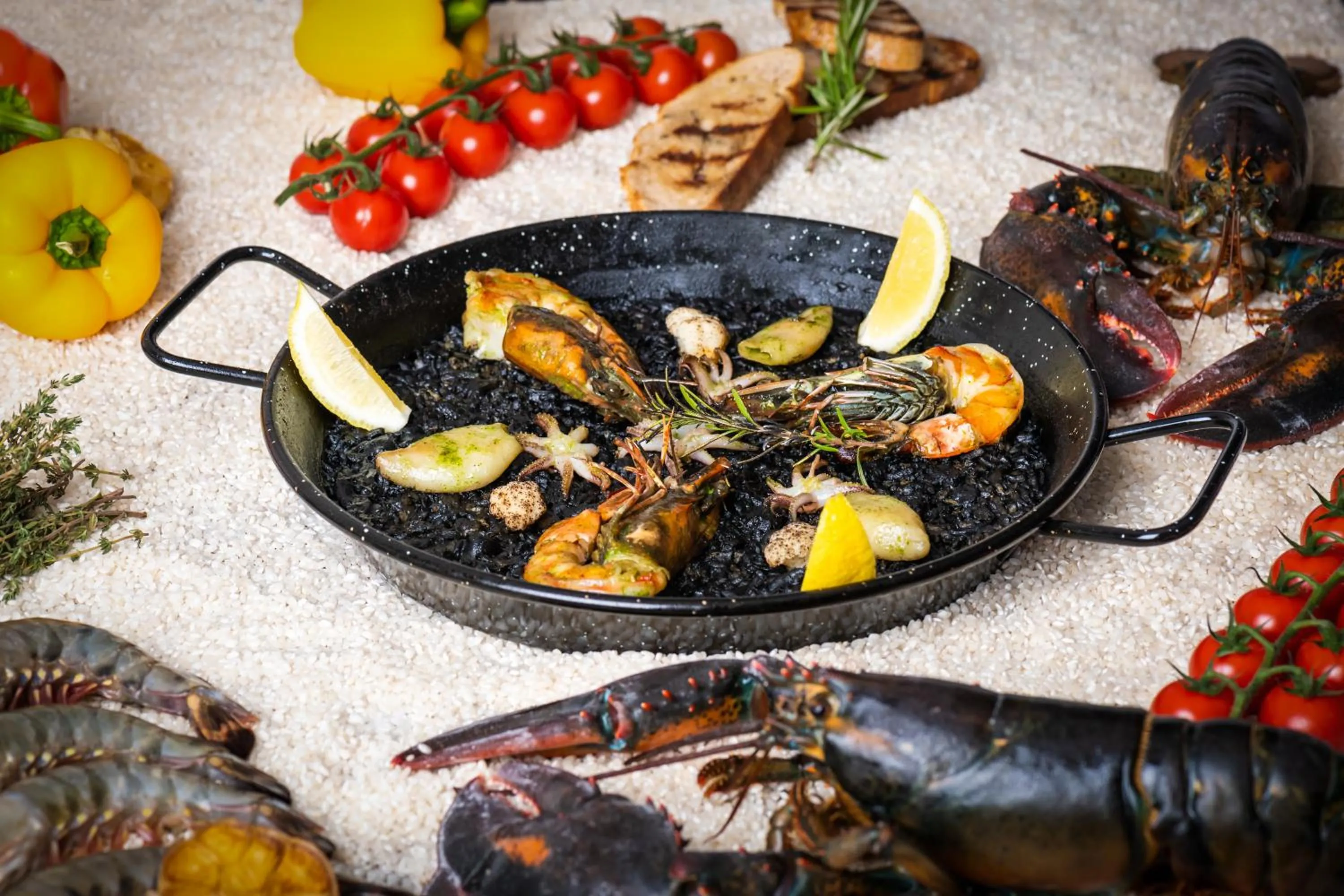 Food close-up in JA Beach Hotel, Dubai