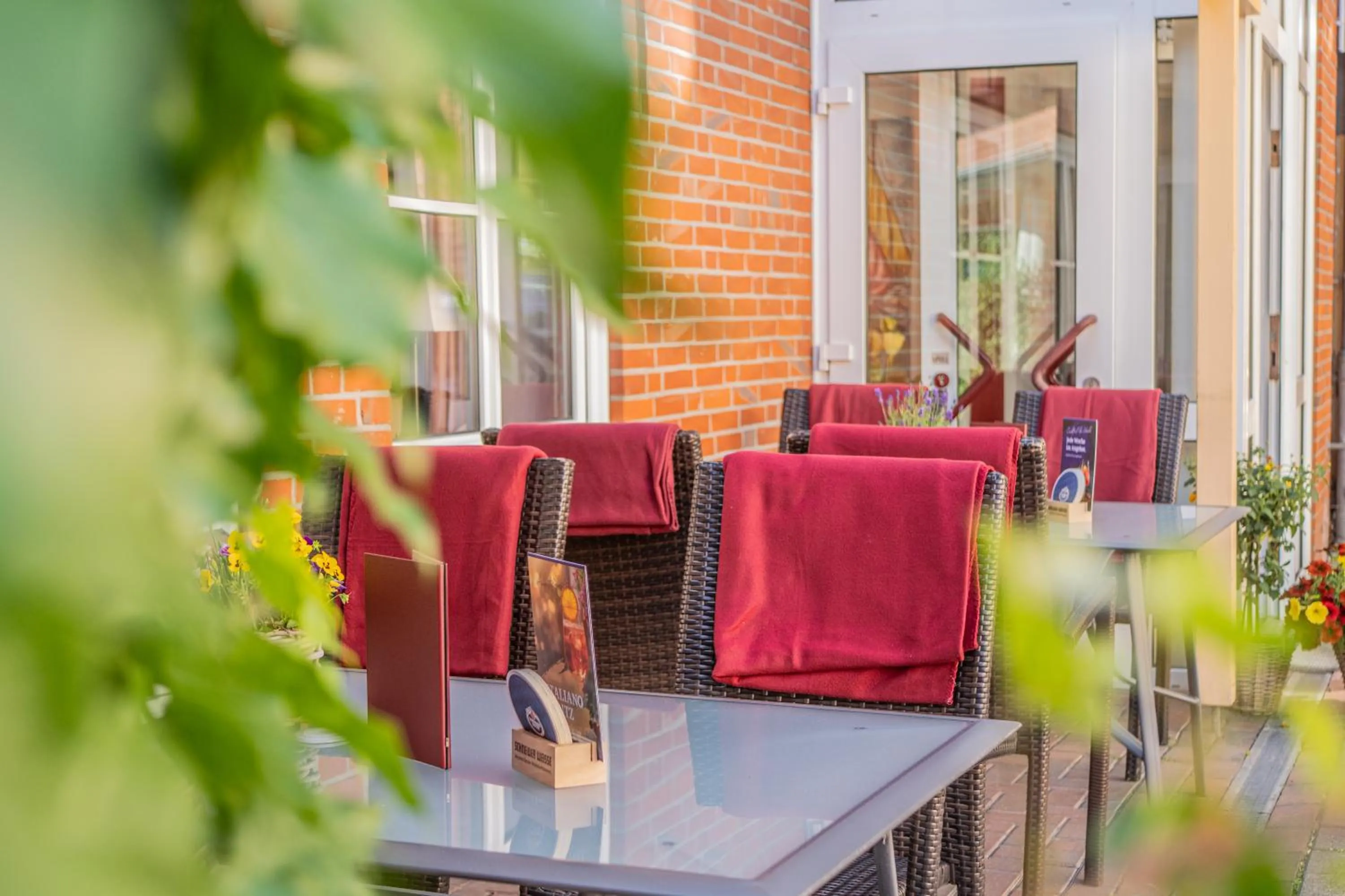 Patio in Hotel Osterkrug