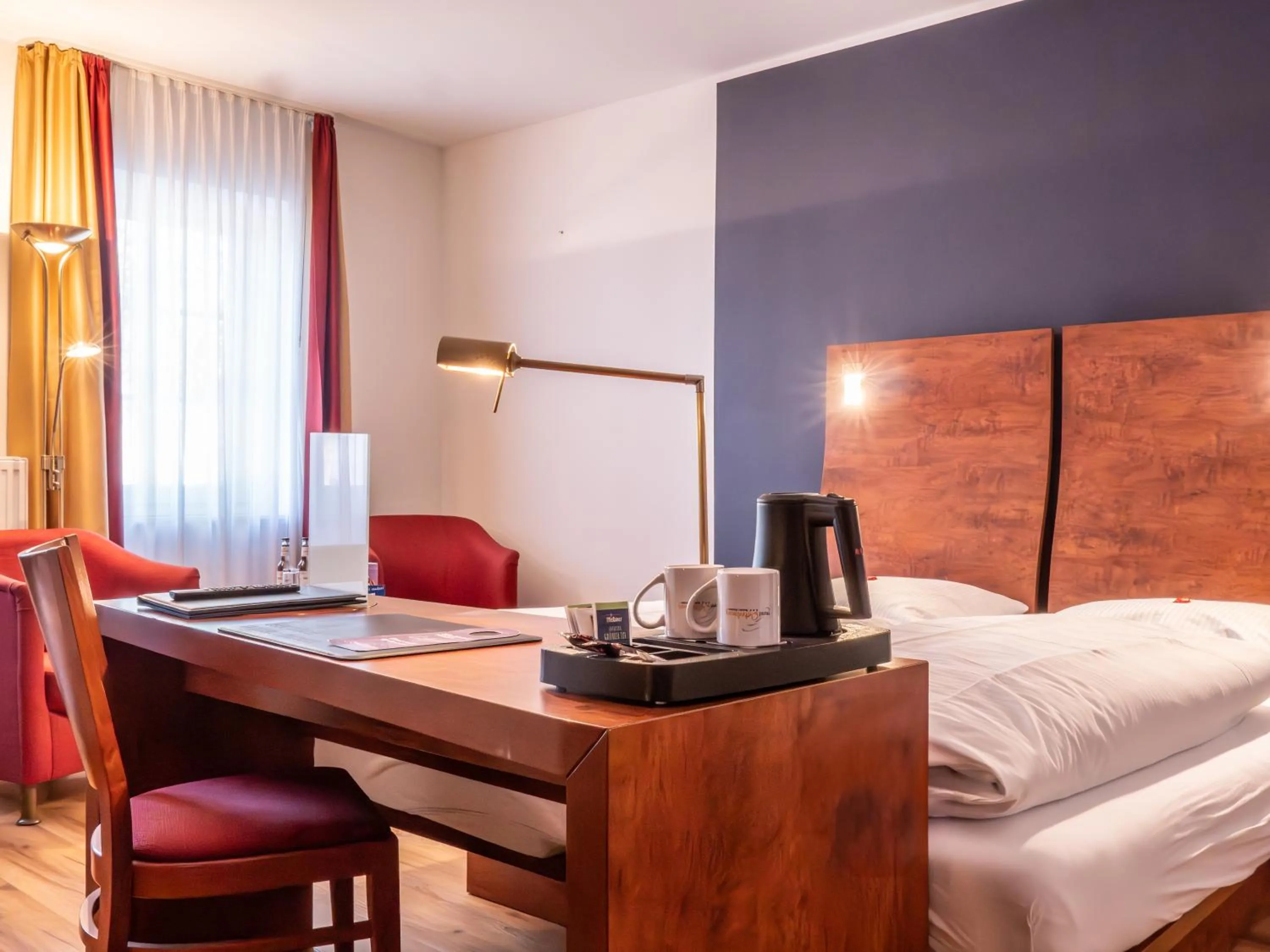 Photo of the whole room, Bed in Hotel Osterkrug