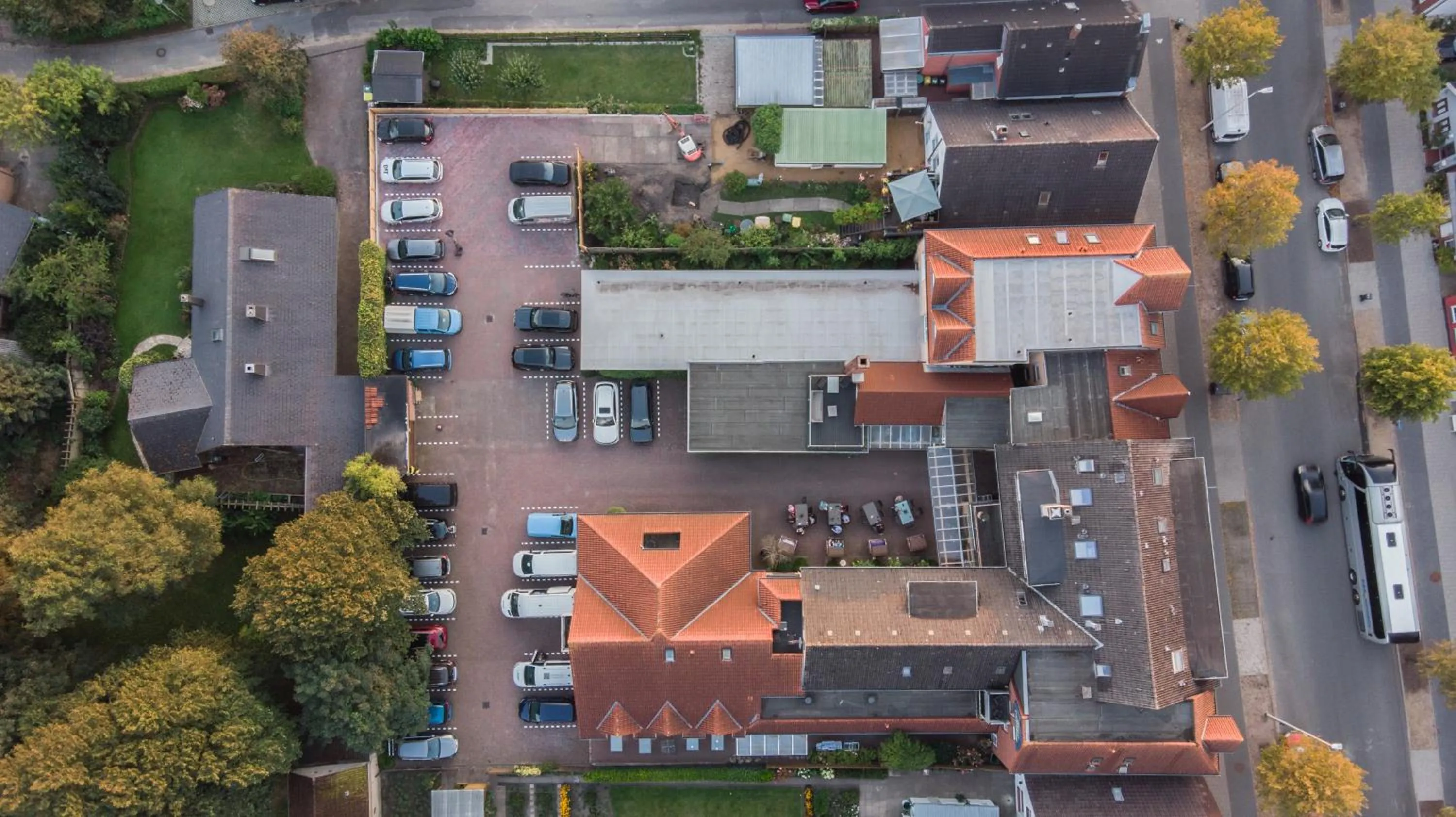 Bird's eye view in Hotel Osterkrug