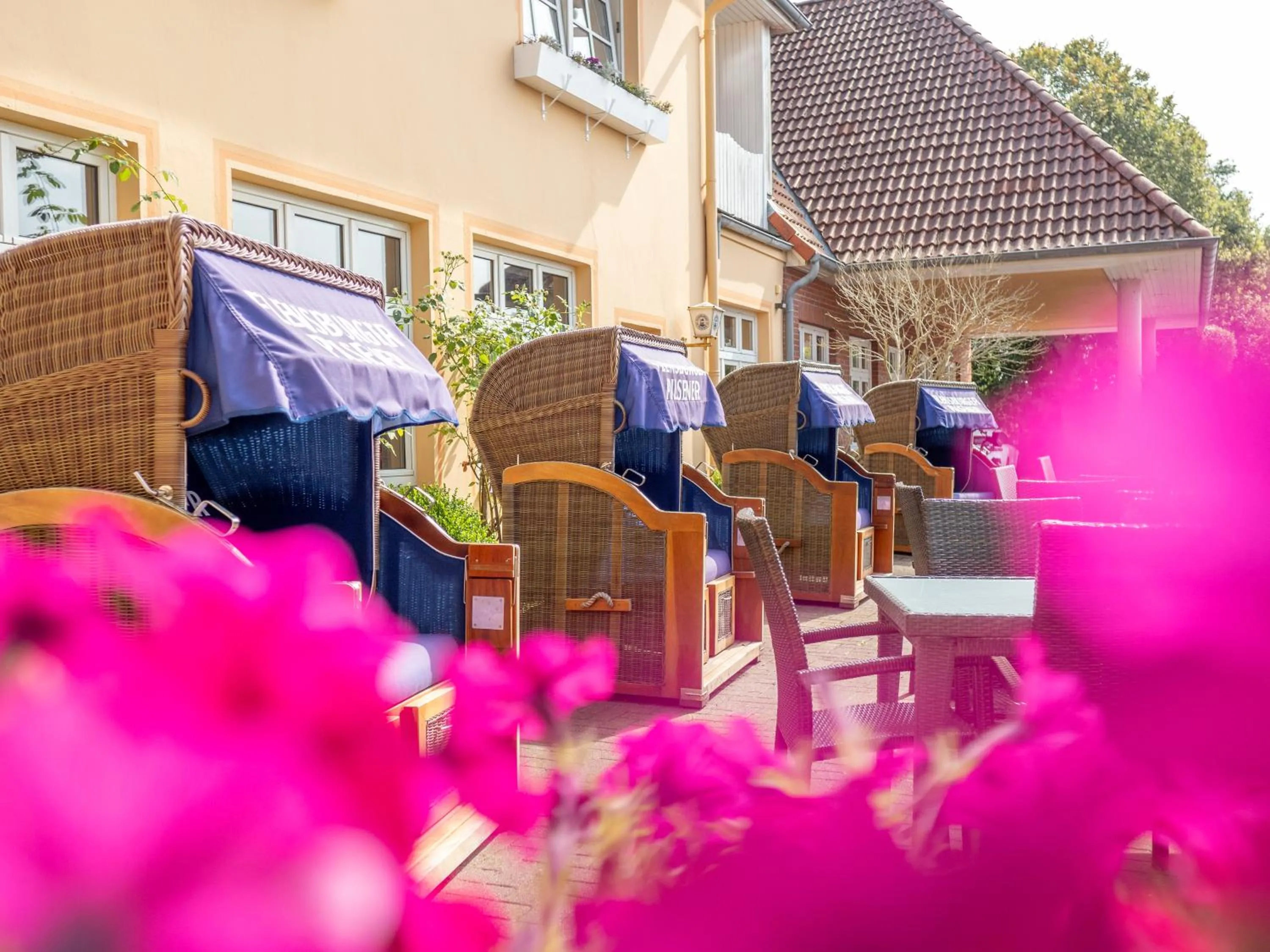 Patio in Hotel Osterkrug