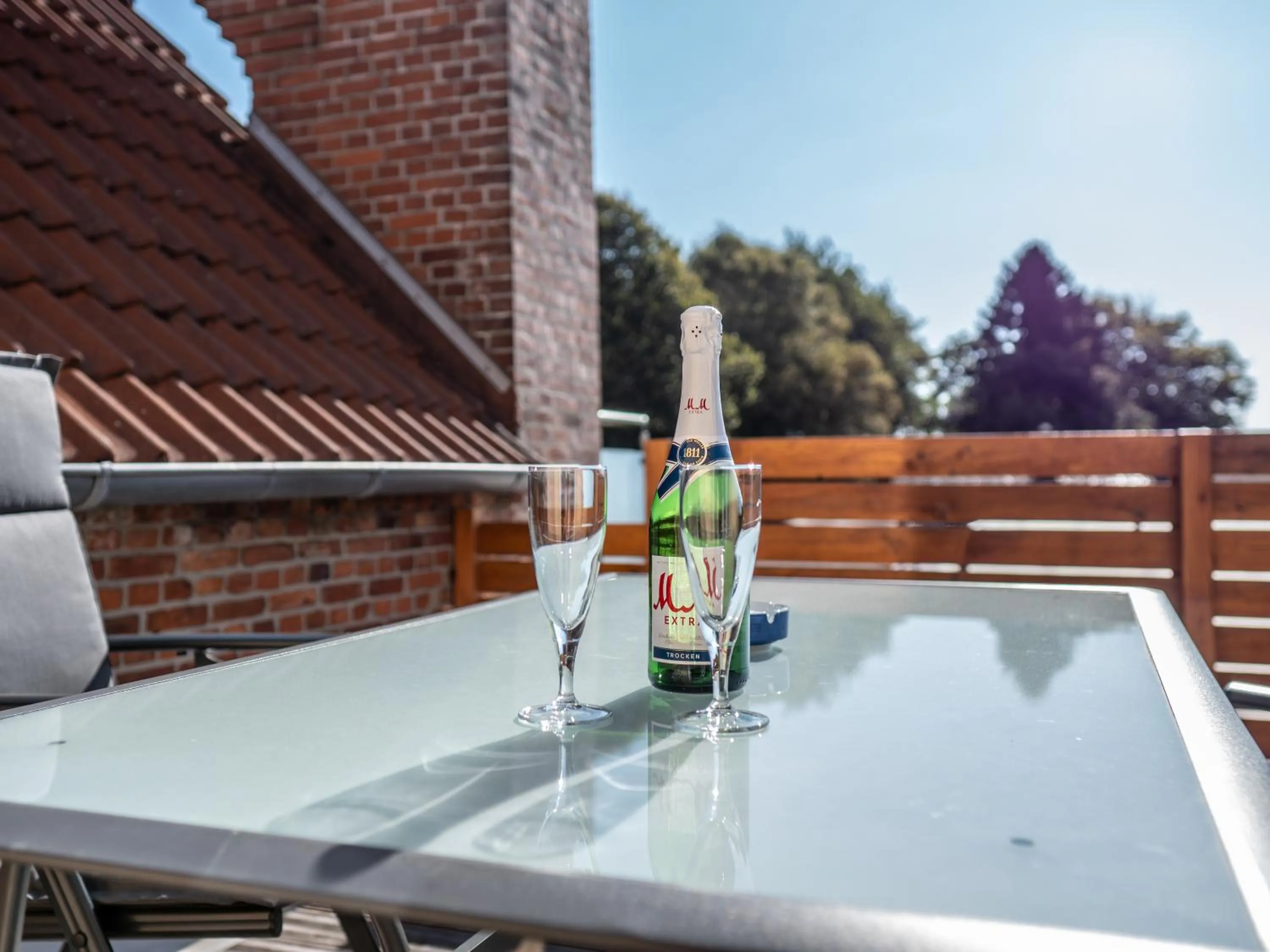 Patio in Hotel Osterkrug