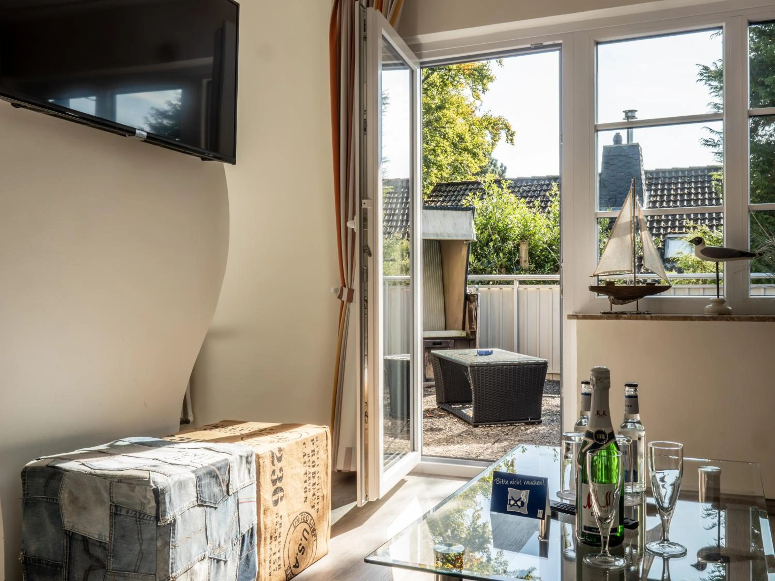 Seating area in Hotel Osterkrug