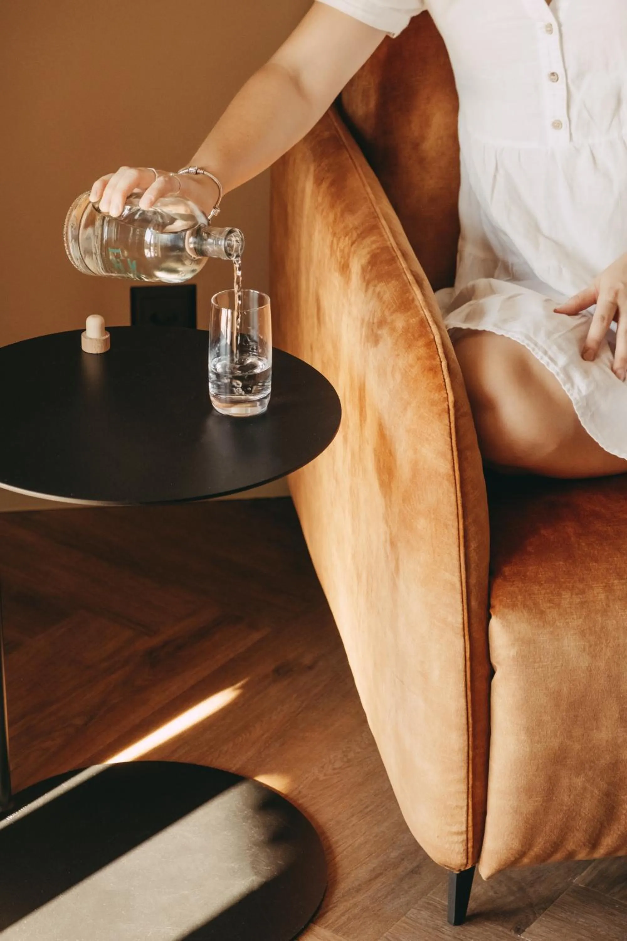Seating area in Hotel Valaisia Crans Montana, a Faern Collection Resort