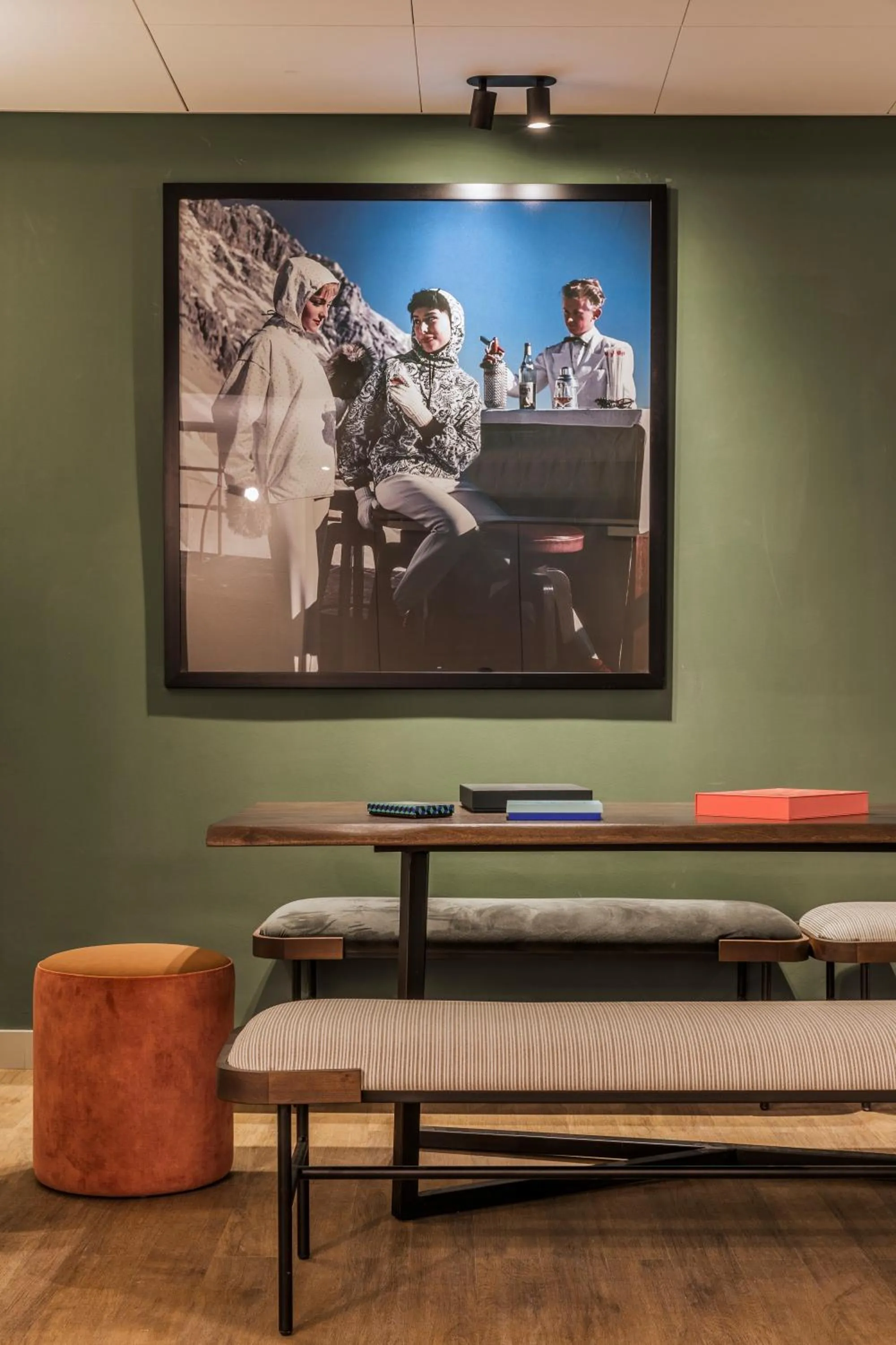 Game Room in Hotel Valaisia Crans Montana, a Faern Collection Resort