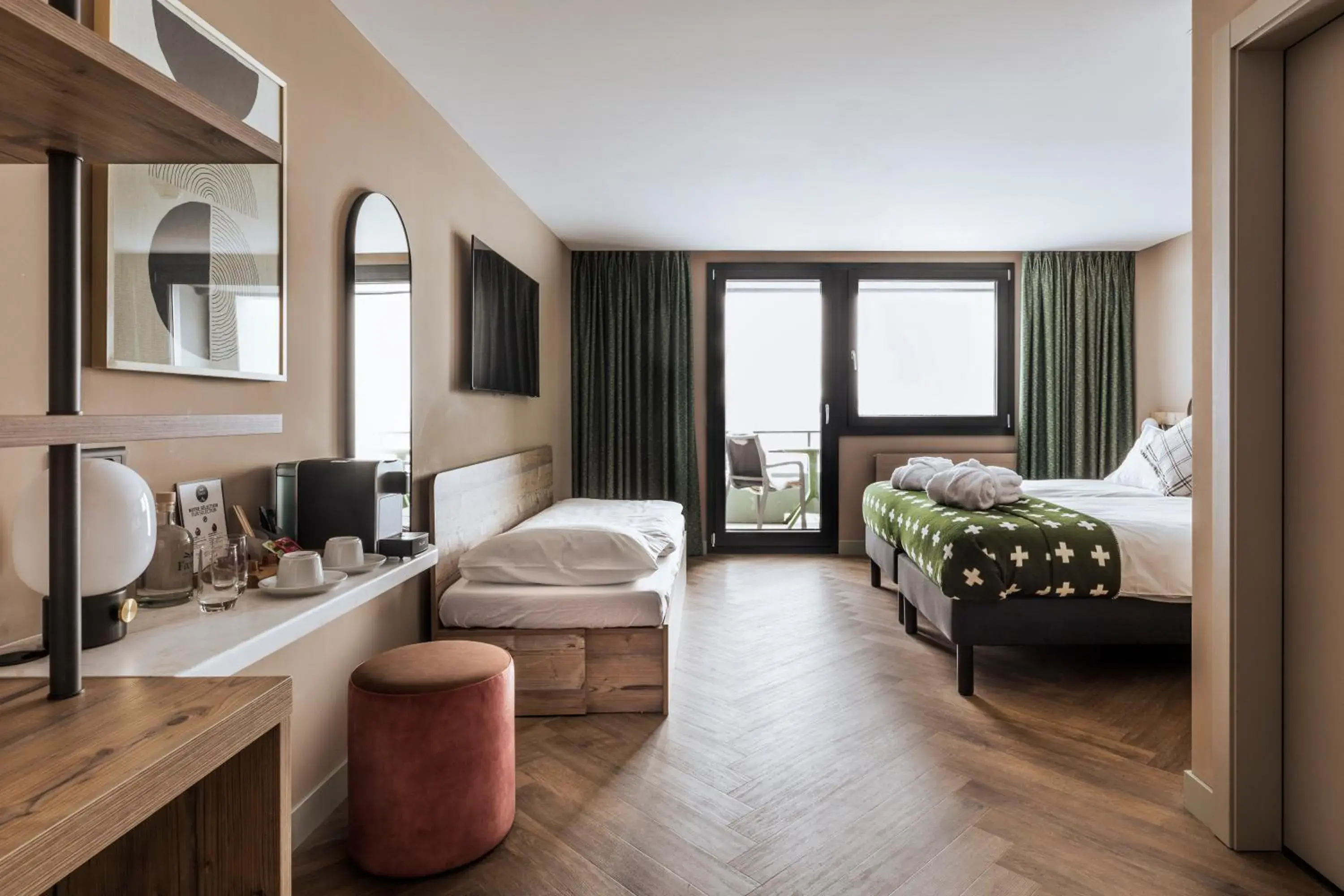 Bedroom, Bed in Hotel Valaisia Crans Montana, a Faern Collection Resort Bedroom, Bed in Hotel Valaisia Crans Montana, a Faern Collection Resort