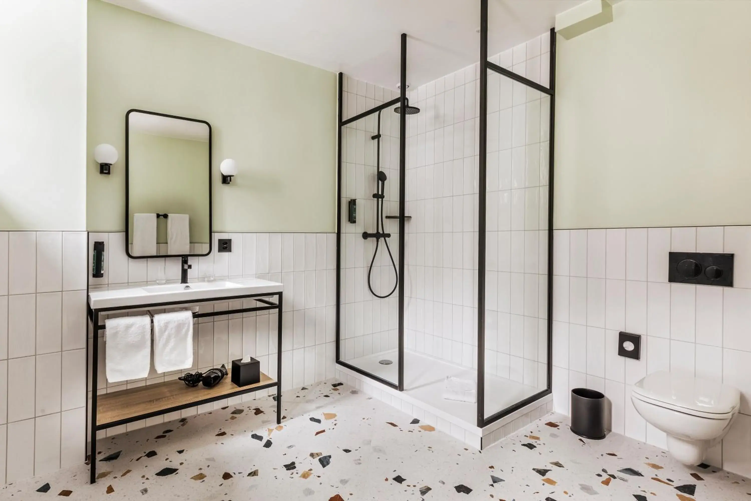 Bathroom in Hotel Valaisia Crans Montana, a Faern Collection Resort Bathroom in Hotel Valaisia Crans Montana, a Faern Collection Resort